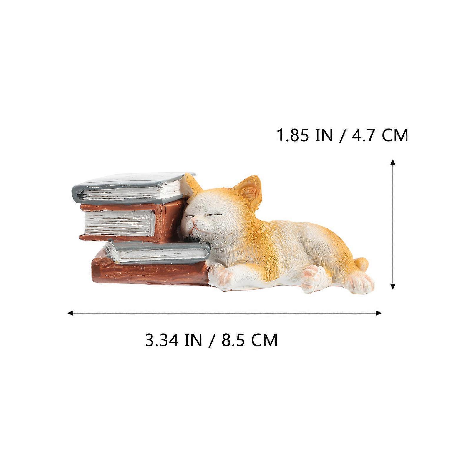 Resin Desktop Adornment for Decoration Use 2Pcs Creative Office Tabletop Ornament