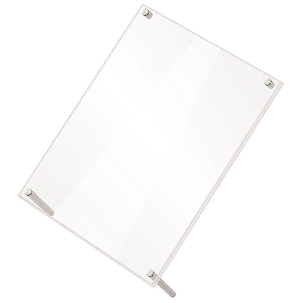 Transparent Acrylic Photo Frame for Decor 4Sets Scratch Resistant Frames