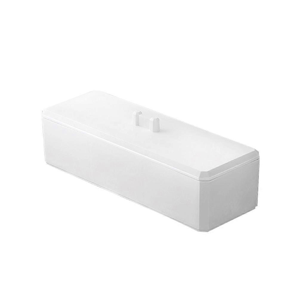 Makeup Containers Cosmetic Storage Box for Organizer 2Pcs White