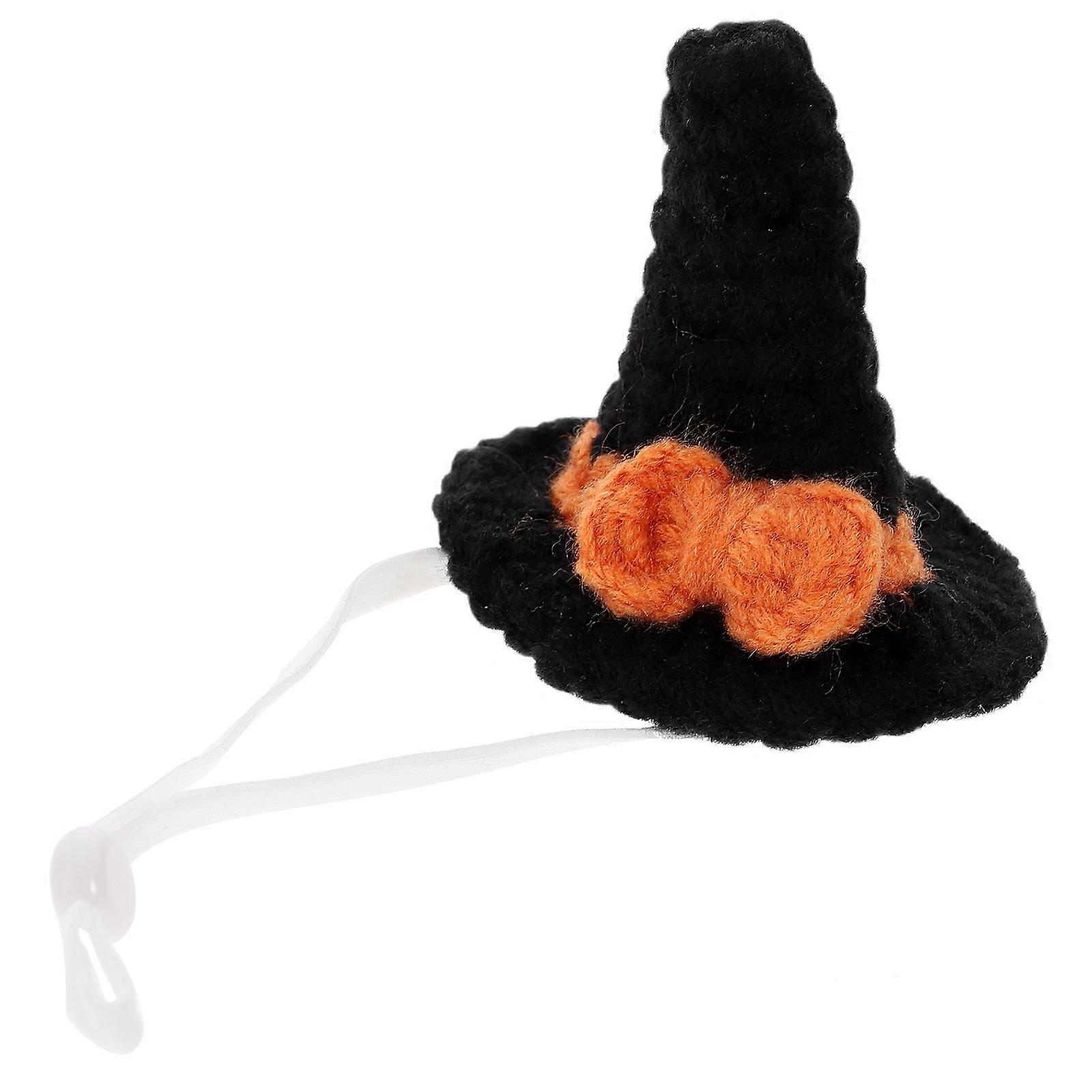 Mini Halloween Witch Hat for Wearing Use Pet Costume Accessory Lightweight