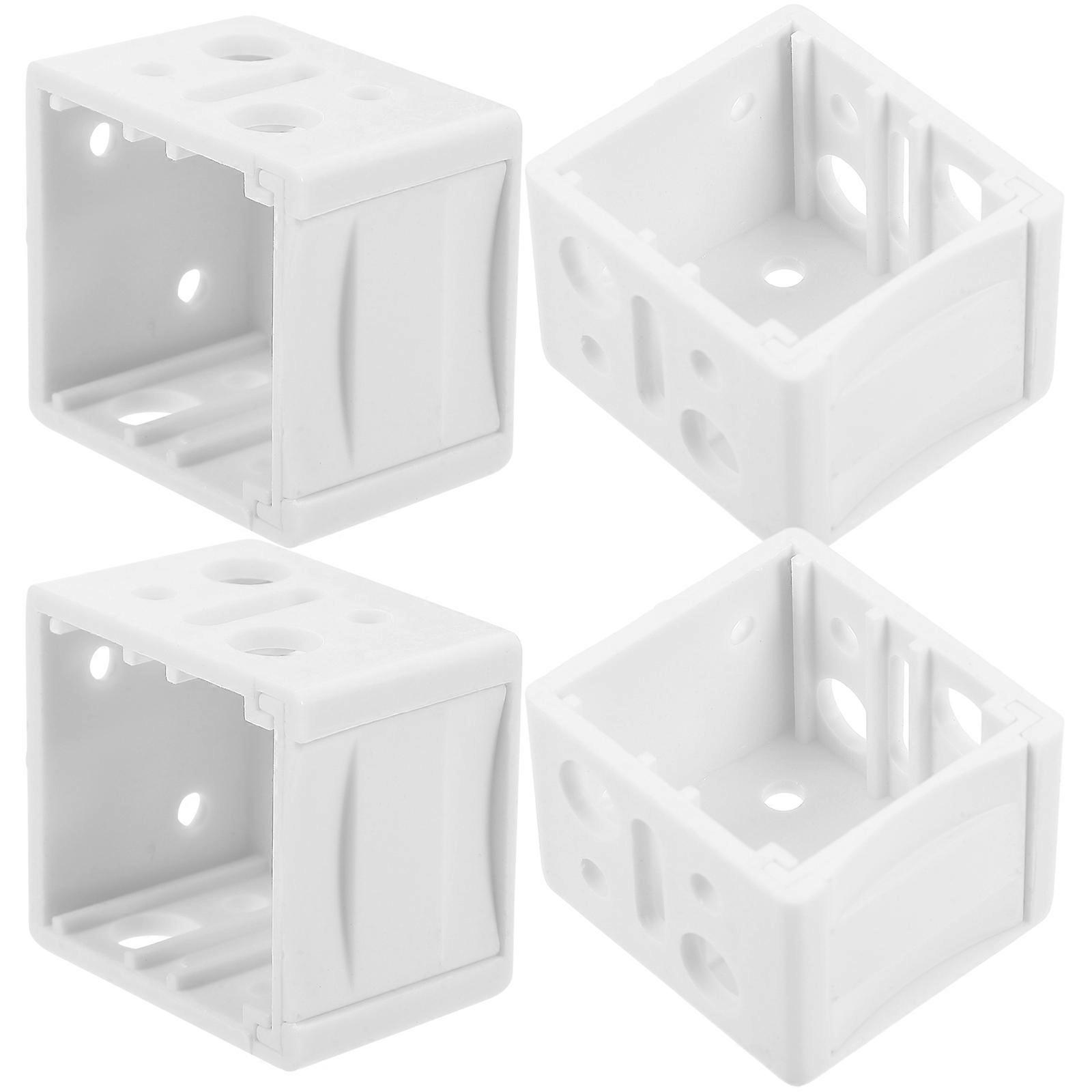 ABS Mounting Brackets for Vertical Blinds White 16Pcs Package