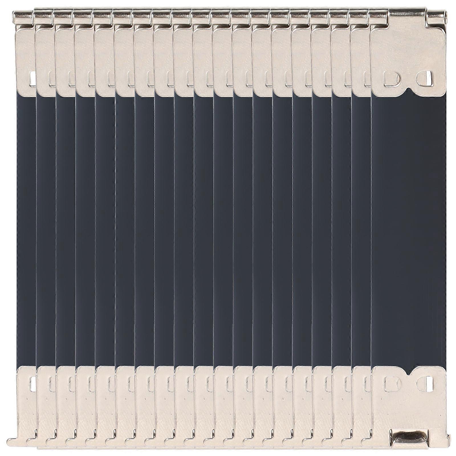 Silver Metal Internal Flex Frame for Handbag Hinges 100 Pieces Set