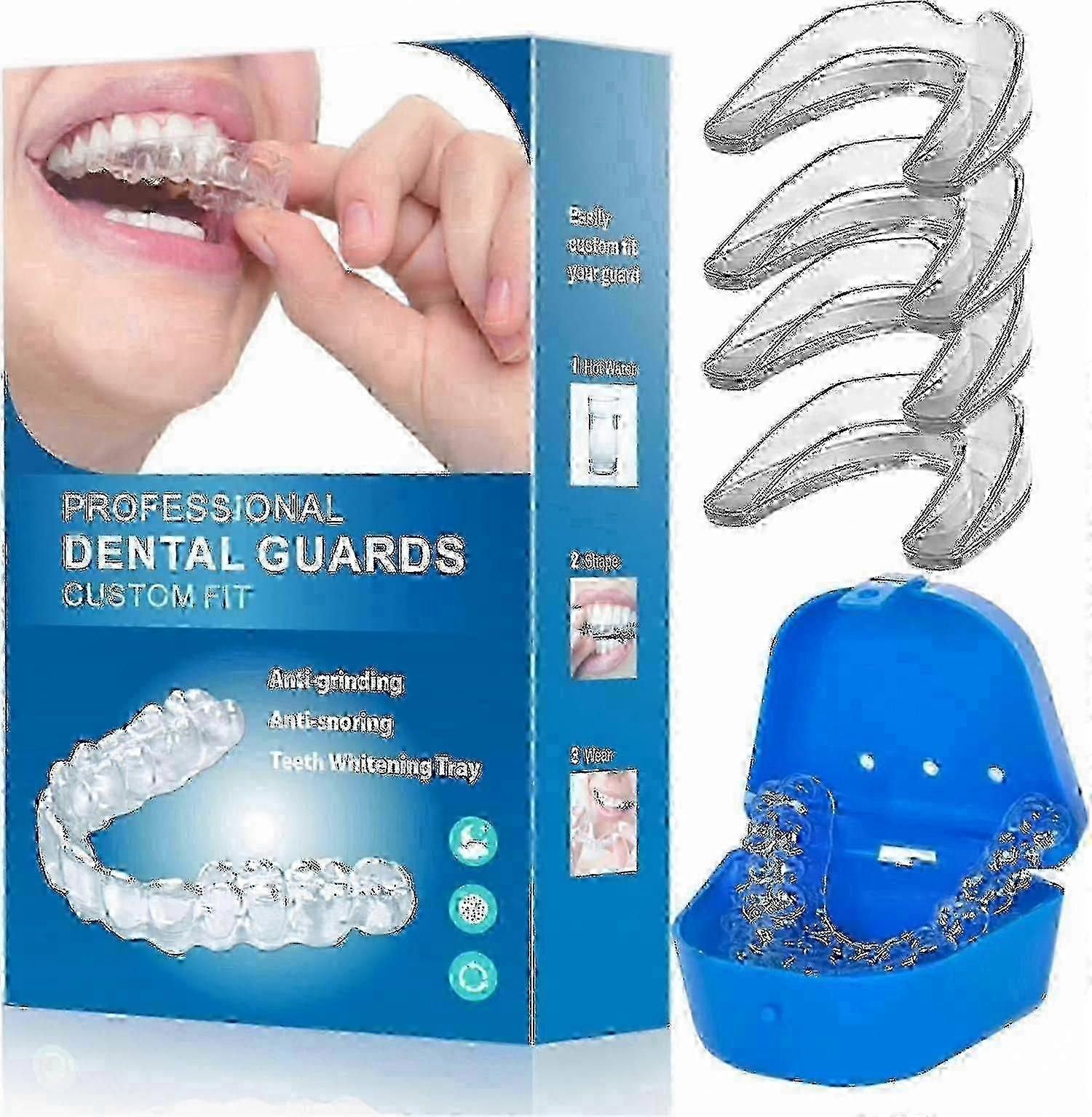 Protège-dents anti-grincement des dents pour le sommeil, conçu pour les adultes souffrant de bruxisme et de serrement des dents