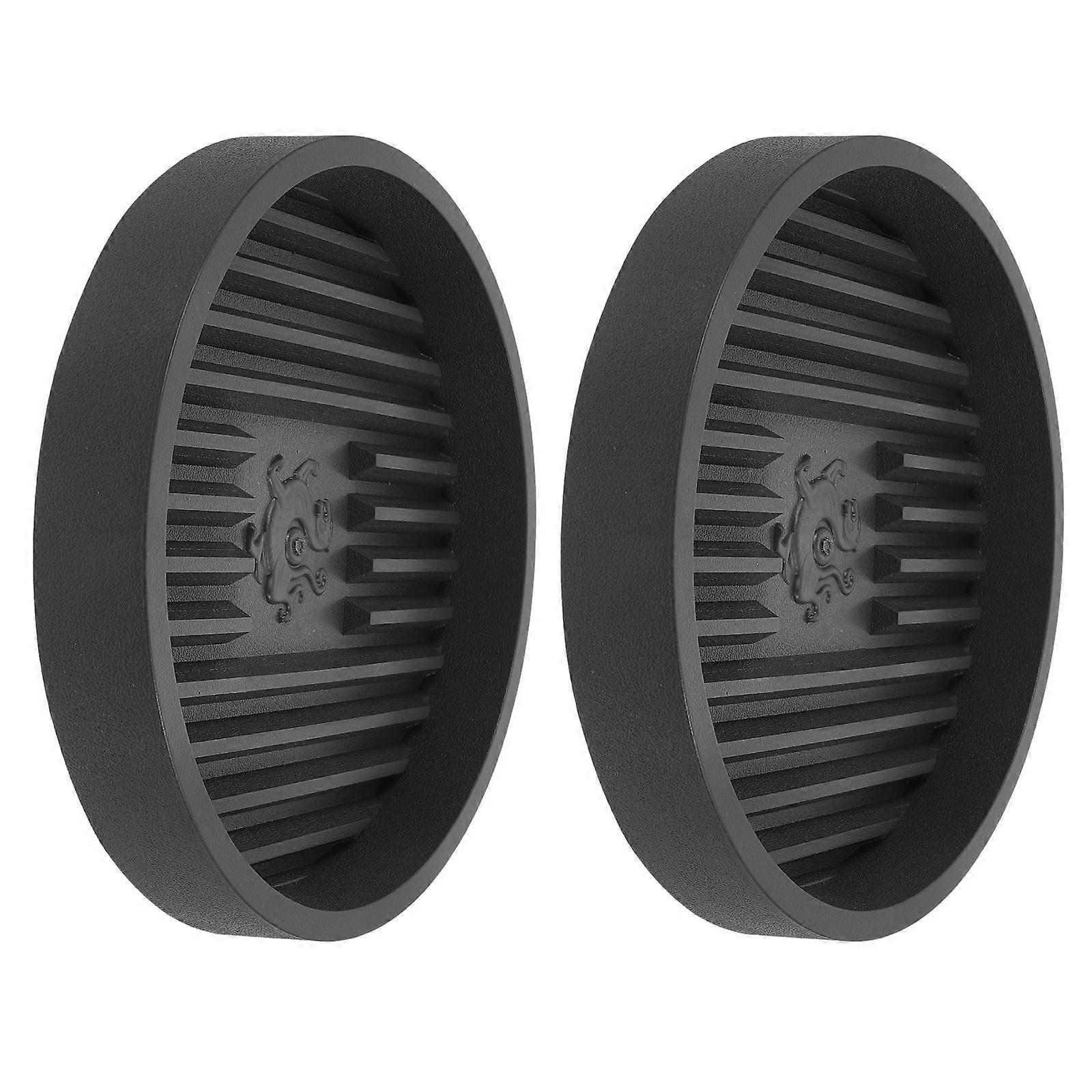 Plunger Drip Mat 2Pcs Grey Toilet Plunger Caddy Simple Design Ideal For Household Use 17.50X17.50X2.50CM Drying Support