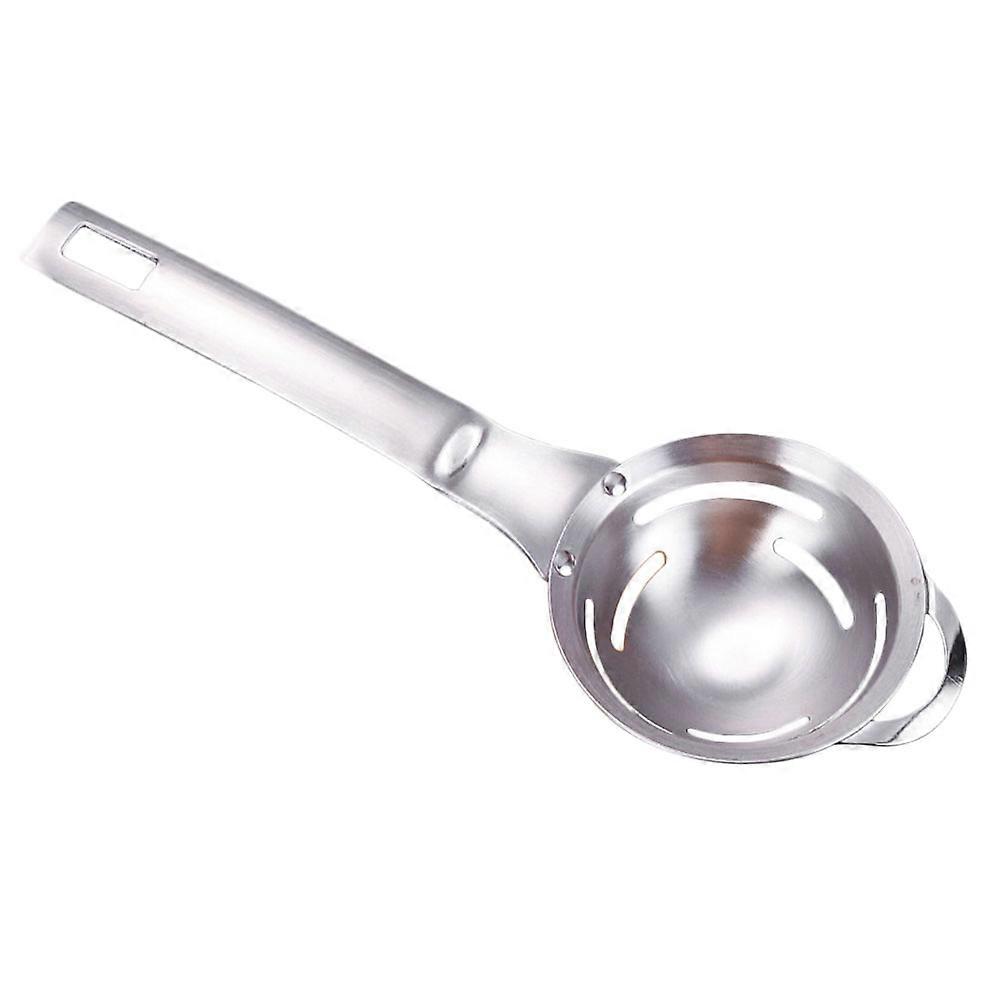2Pcs Stainless Steel Egg Separator for Kitchen Use Egg Yolk Filter