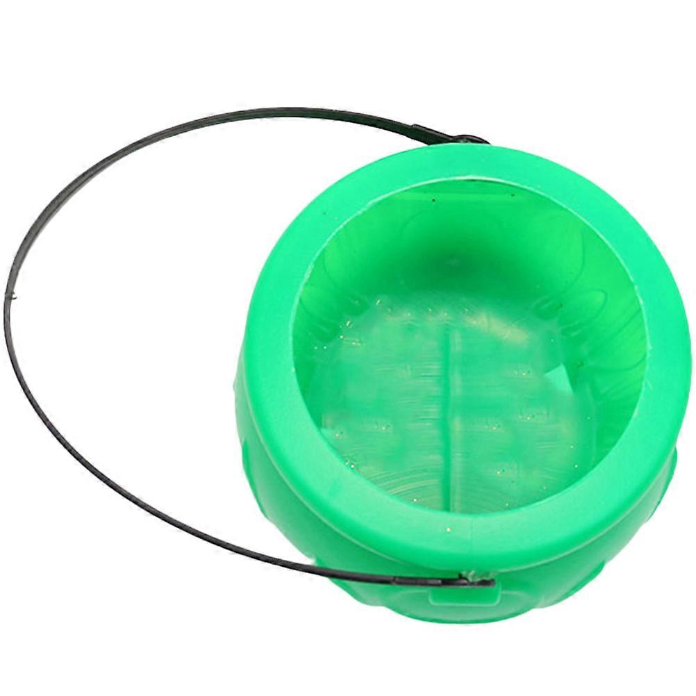 Green Candy Holder St. Patrick Cauldron Holding 2Pcs Candy Bucket