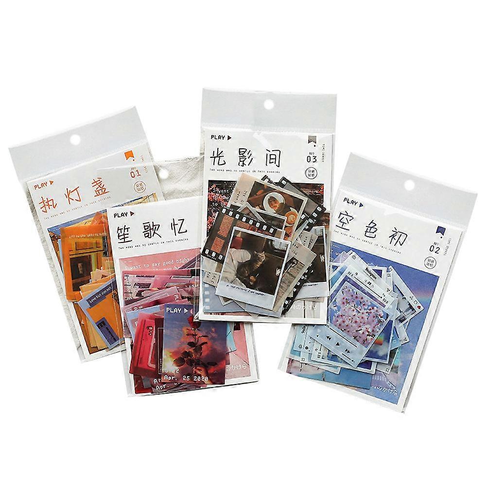 DIY Creative Self-Adhesive Scrapbook Stickers for Decoration 320Pcs