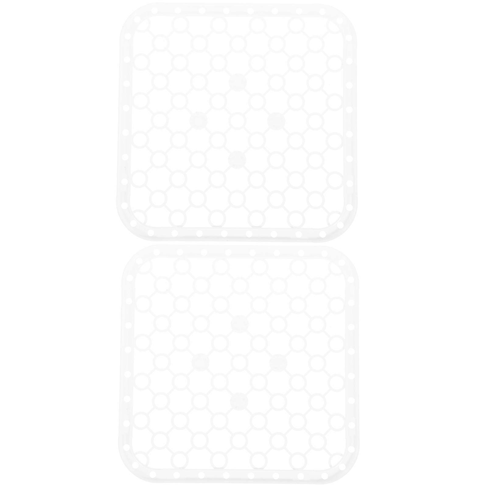 Kitchen Sink Mat Plastic Sink Bottom Mat for Water Draining 10Pcs