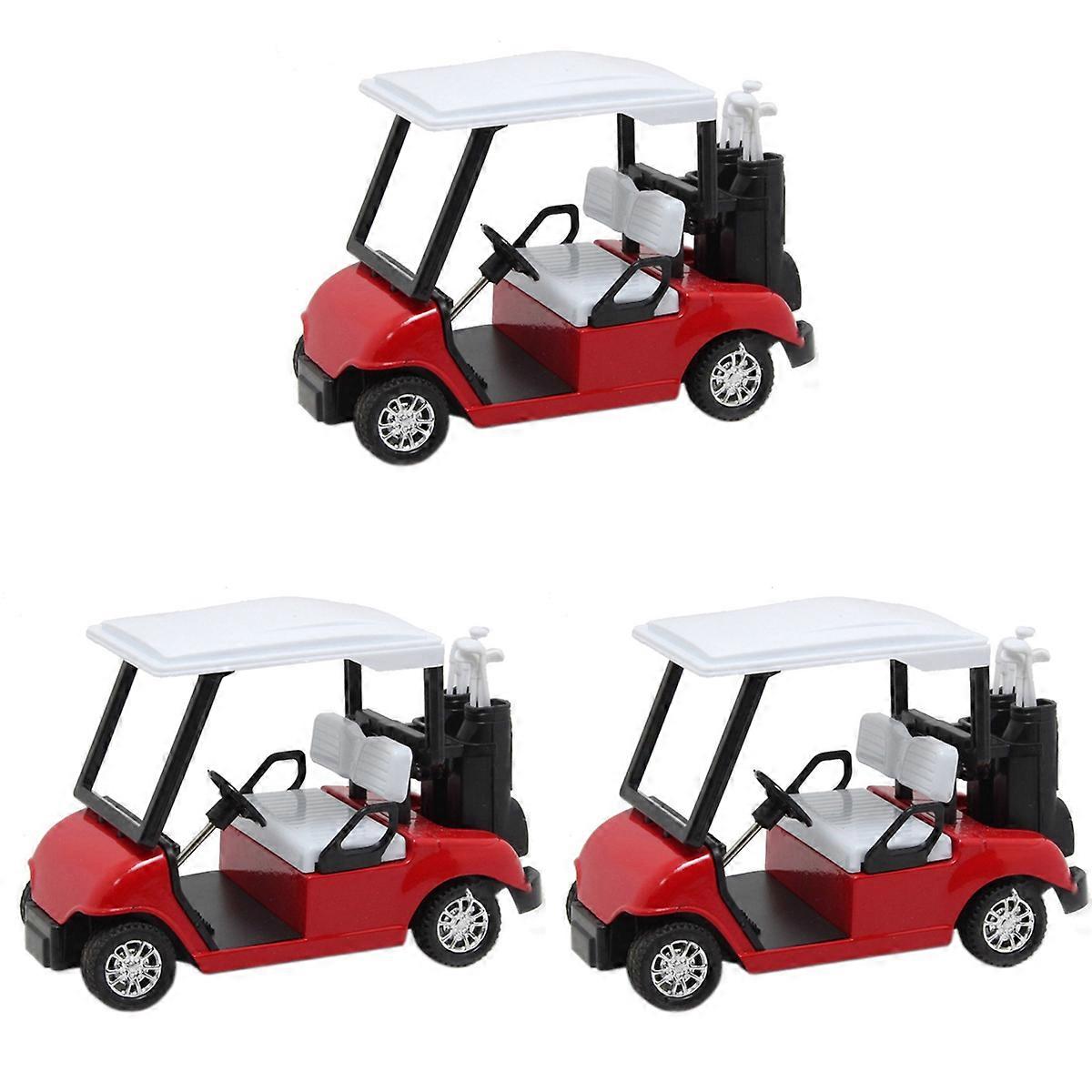 Toy Golf Cart Alloy Mini Model Novelty Red Model