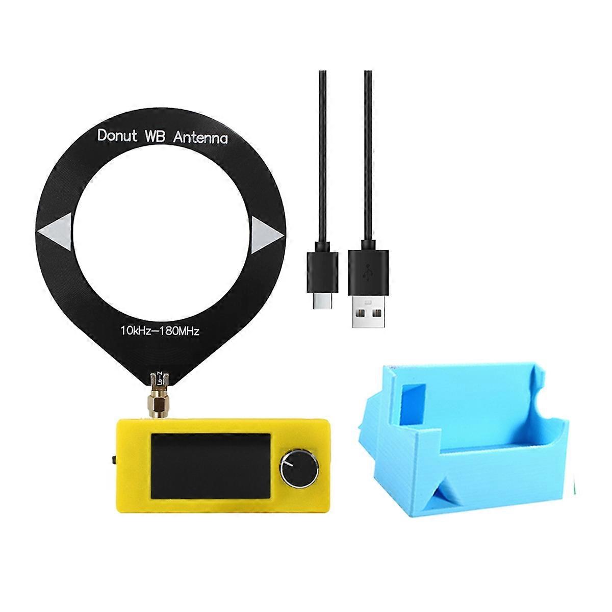 SI4732 Radio Receiver+Stand+Antenna Kit 1.9inch Display 10-180MHz