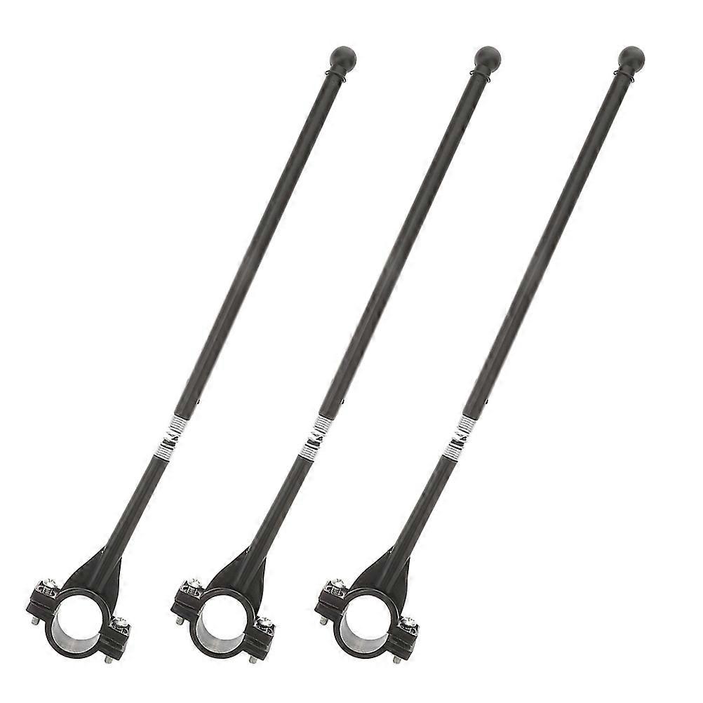 Bike Flagpole for Handlebar Mount ABS Material 6Pcs Cycling Set