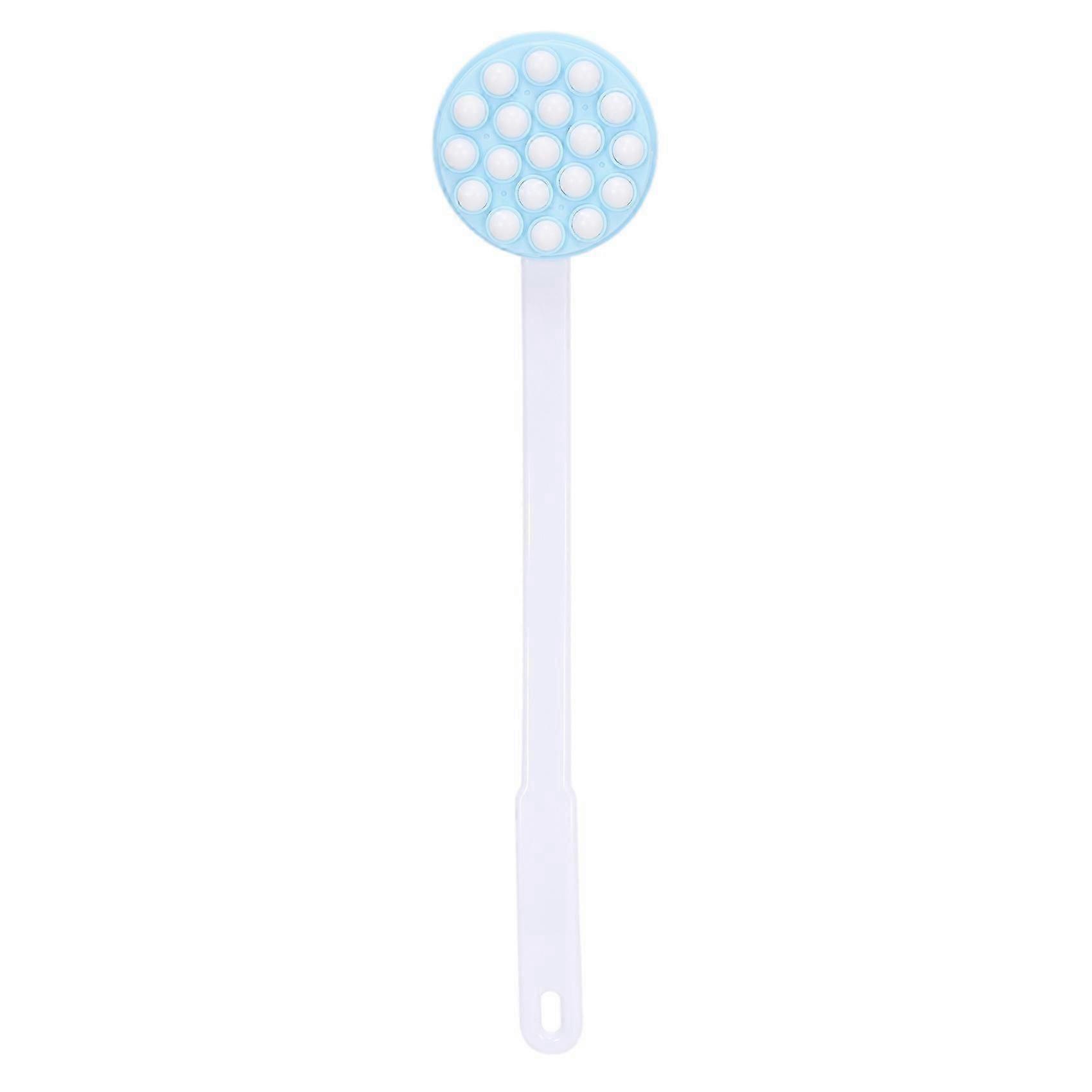 Long handle lotion applicator for back and leg massage bath tool