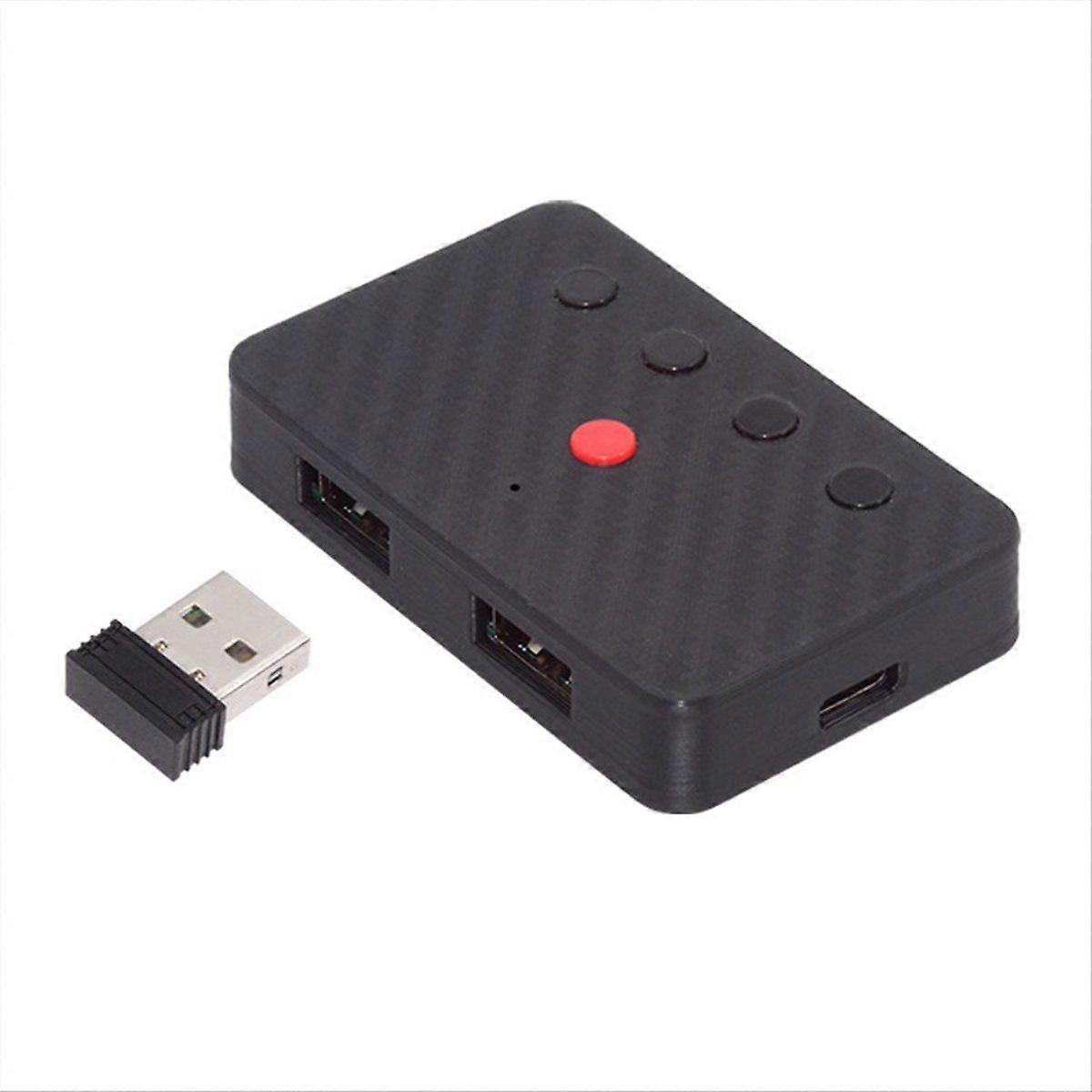 USB Keyboard and Mouse Bluetooth 5.3 Adapter USB Wired Keyboard Mouse to Wireless Bluetooth Converter