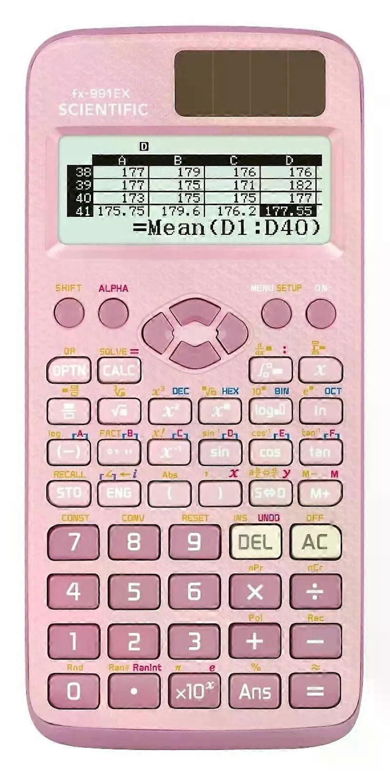 Advanced Scientific Calculator 552 Functions Complex Numbers Statistics Vectors for Engineers and Math Students