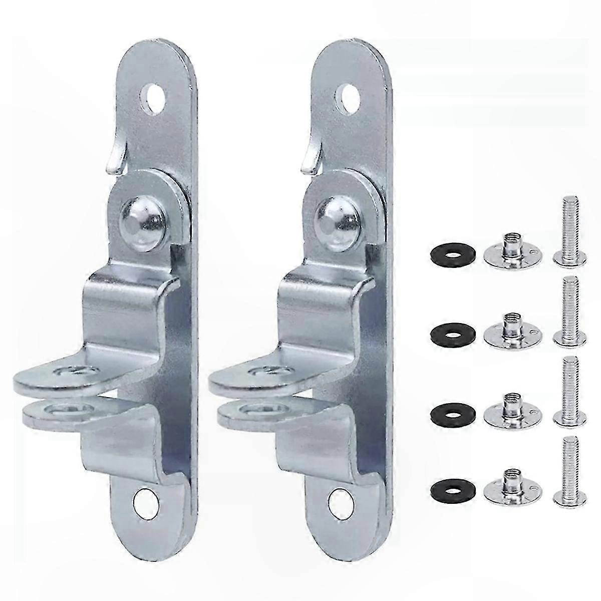 2-Pack Door Hasp Lock Handle for Enclosed Cargo Trailers and Car Haulers
