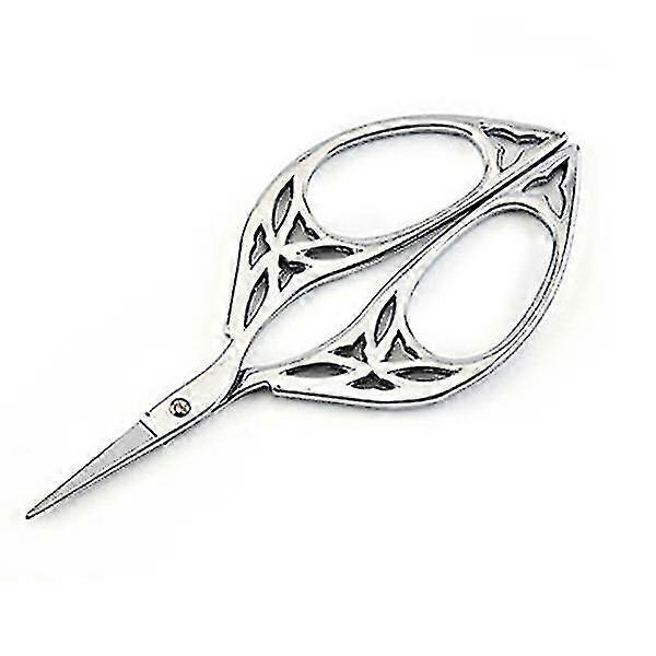 Stainless Steel Sewing Scissors Shears Leaves Pattern Diy Tools For Embroidery Needle Work