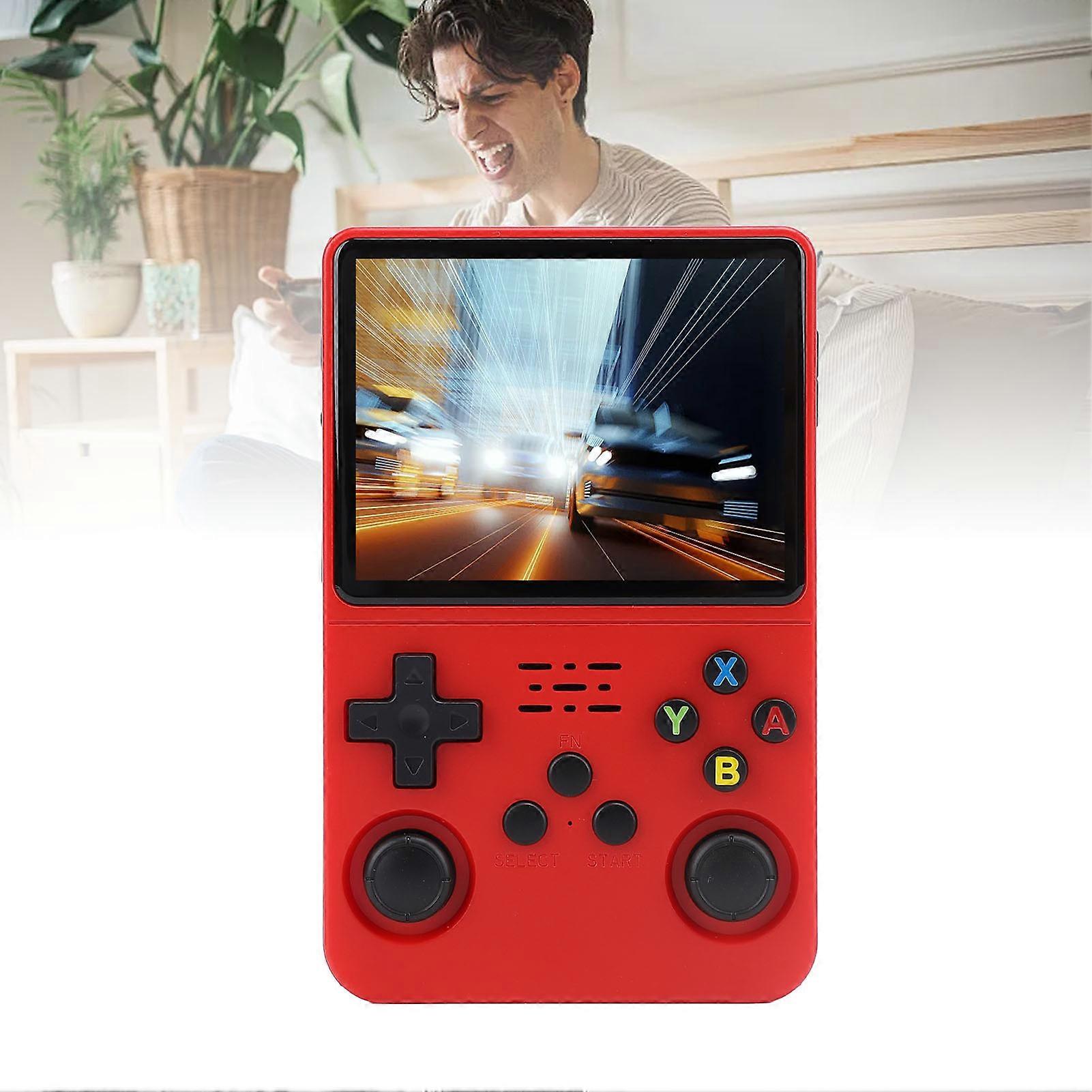 Handheld Game Console 3.5in IPS Screen 640 X 480 3200MAH Battery Portable Mini Video Games Console for Linux System 32GB+128G 