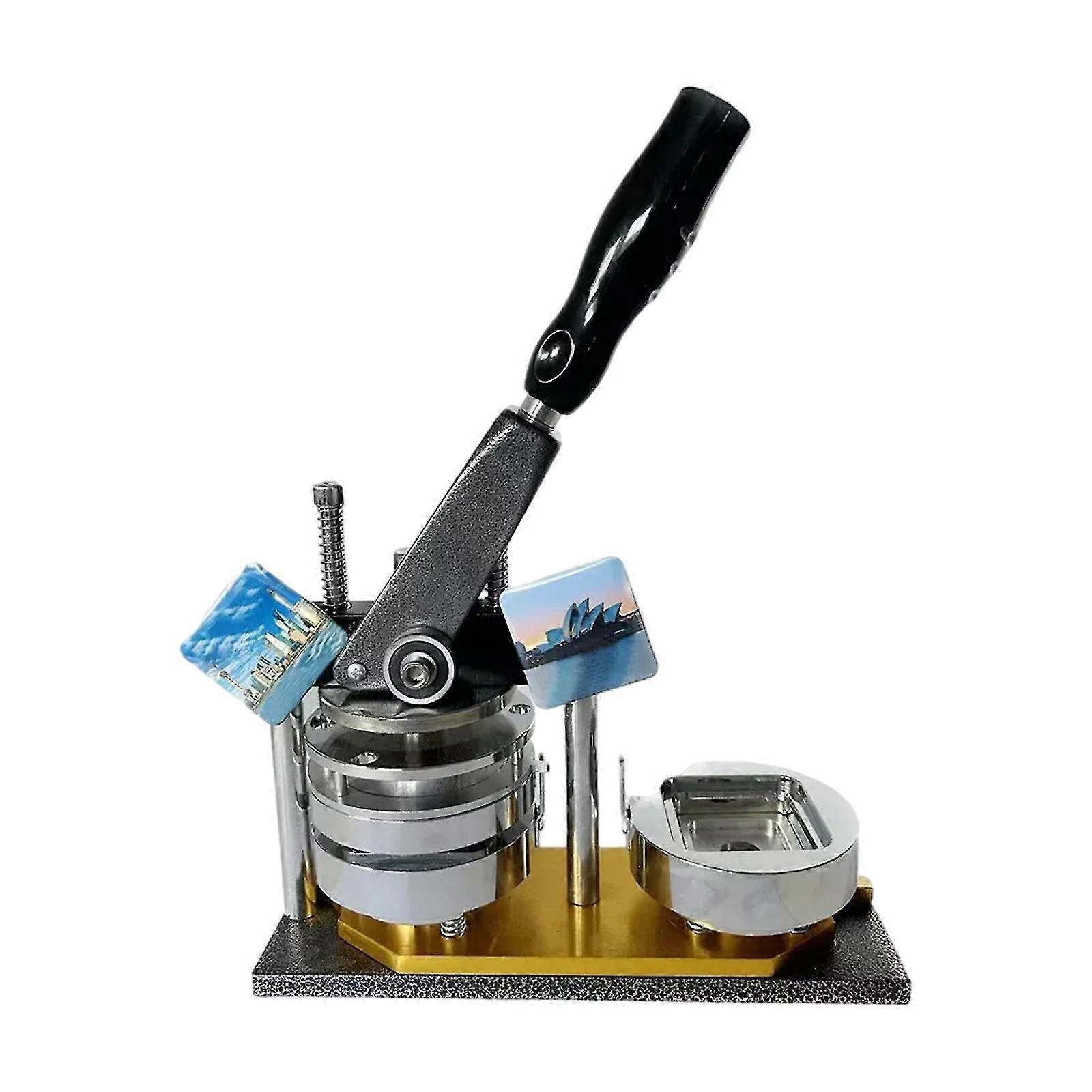 2x2 Inch Square 50x50mm Magnet Making Machine + Paper Cutter +100 Sets Materials