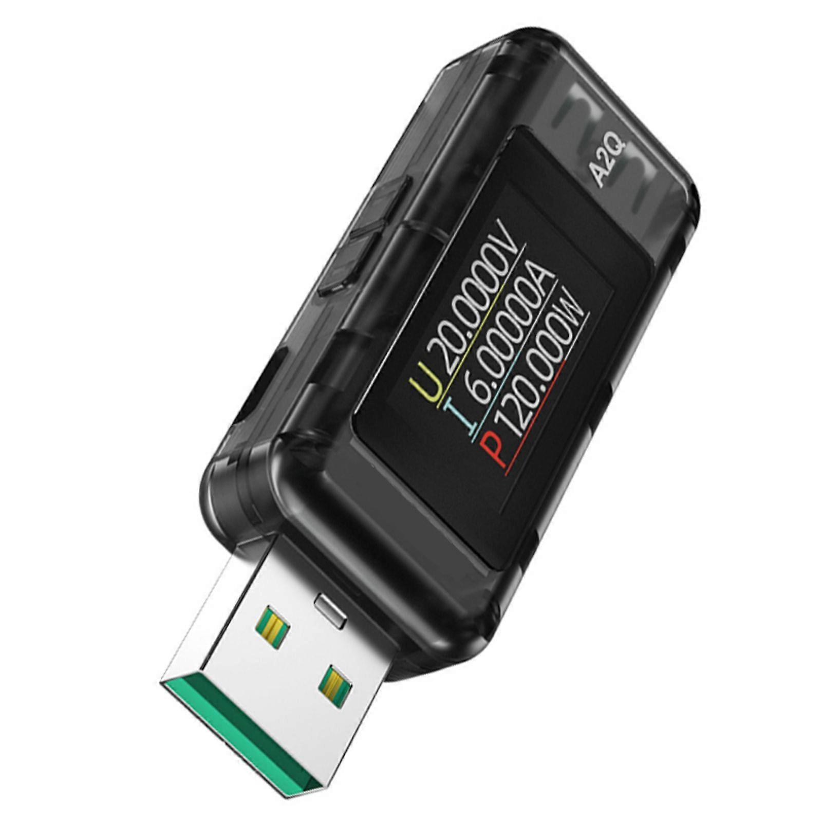 USB Voltmeter Tester 8A Modified 120W Mobile Phone Fast Charging Current Tester 8A 120W Mobile Phone Fast Charging Multicolor