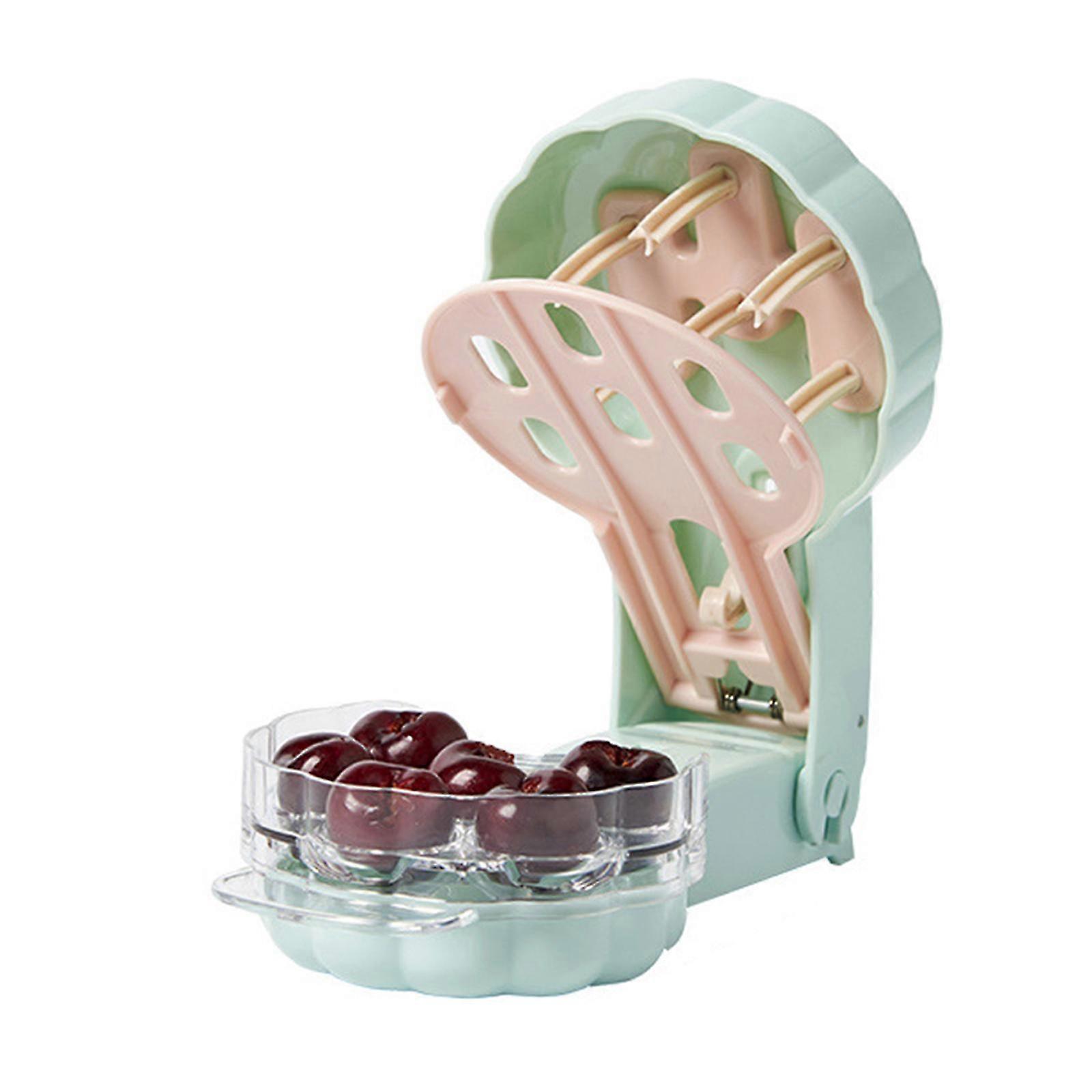 Portable cherry pit remover for efficient fruit processing