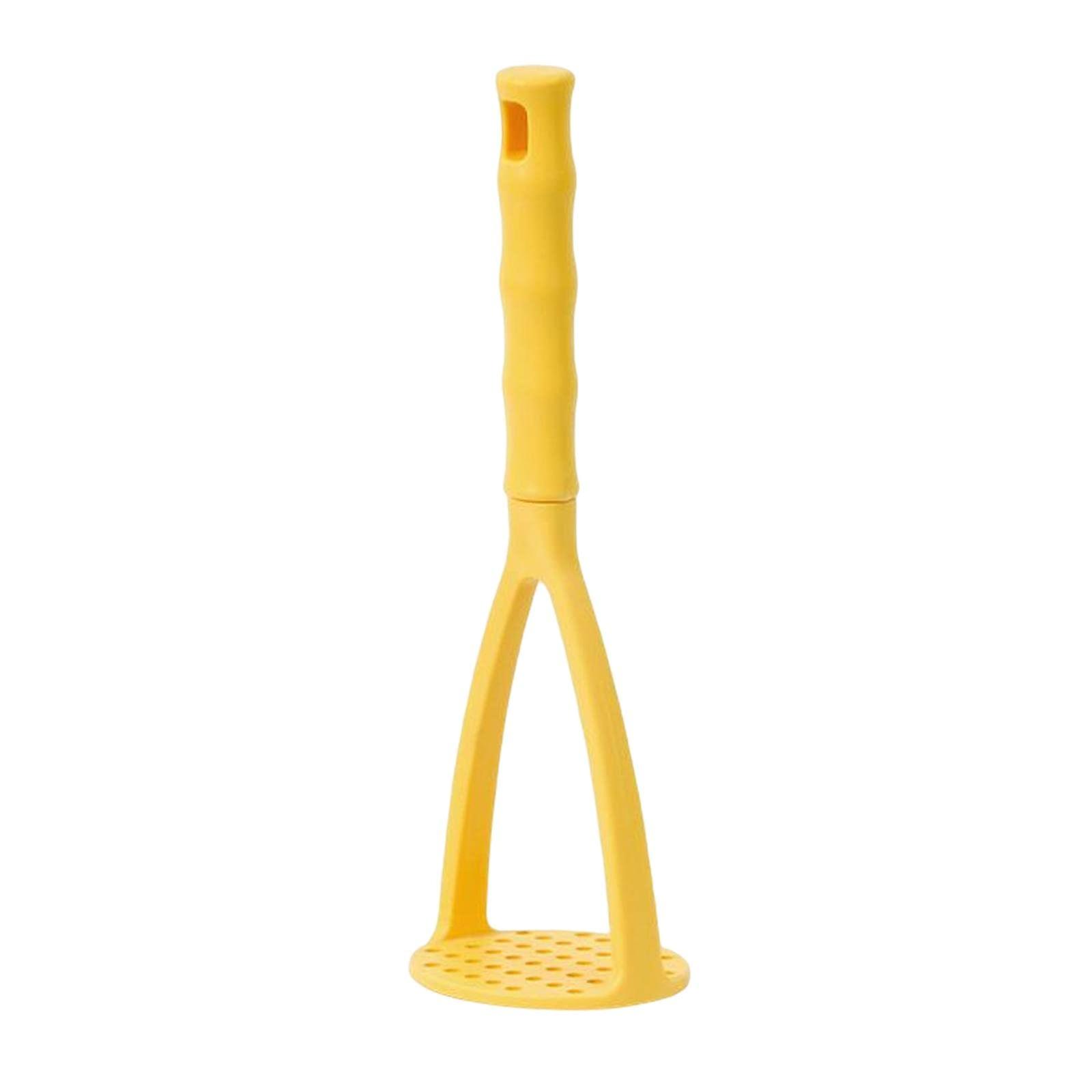 Handy Vegetable Masher Yellow For Easy Cooking Kitchen Tool