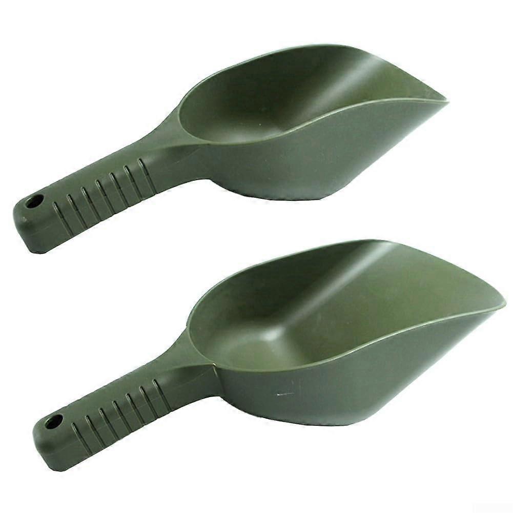 Baiting Throwing Spoon Bait Scoop For Carp Fishing Tool, Feeding Particles, Size M