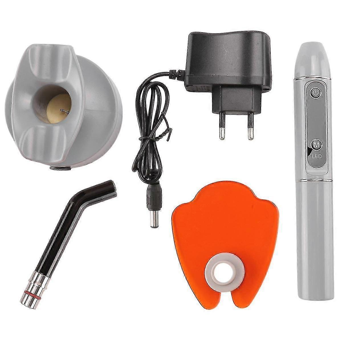 Dental Wireless Led Curing Light Blue Cordless Cure Light Lamp Curing Machine Adjustable Working Ti