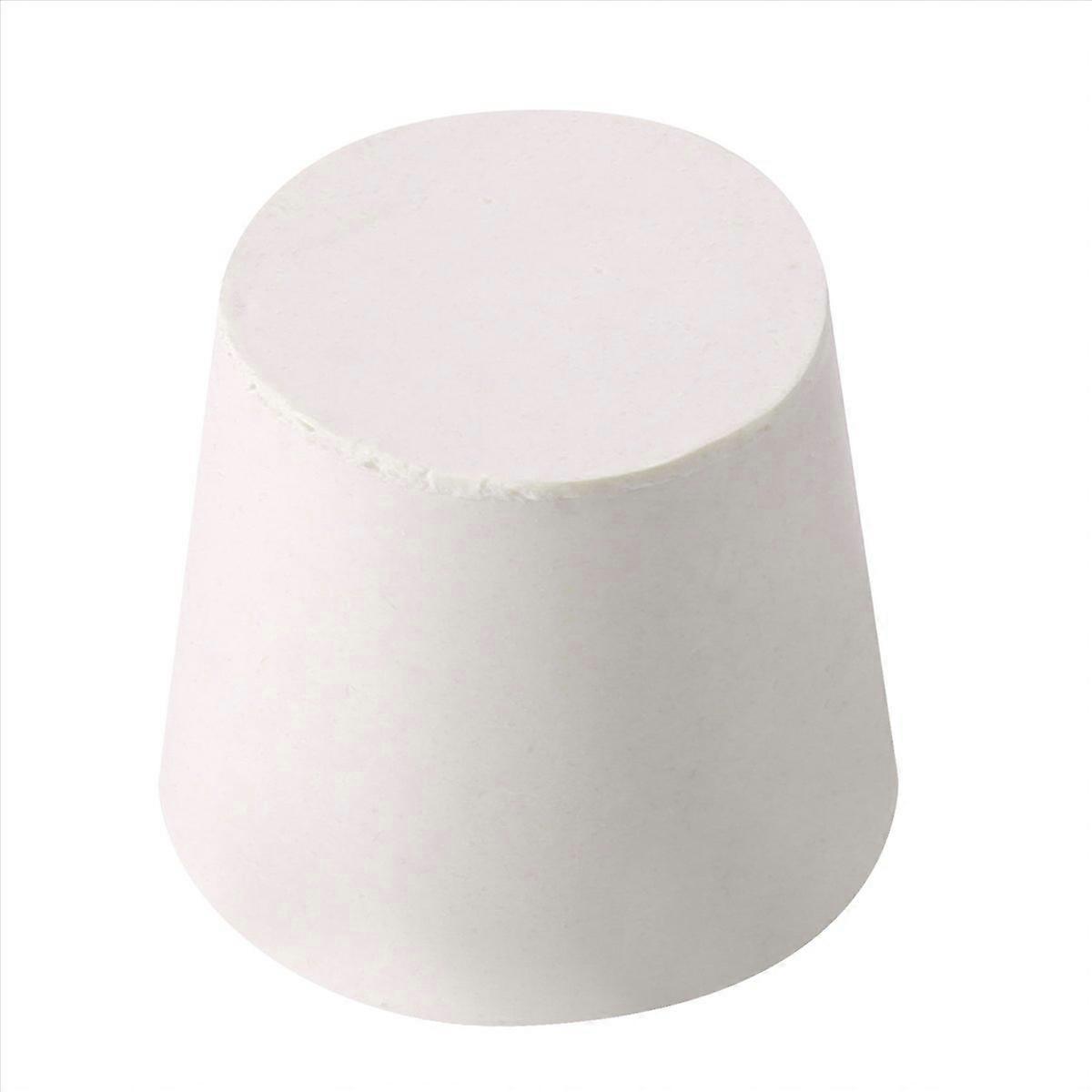  Rubber Stopper Bungs Laboratory Solid Hole Stop Push-In Sealing Plug 7# 28*37mm