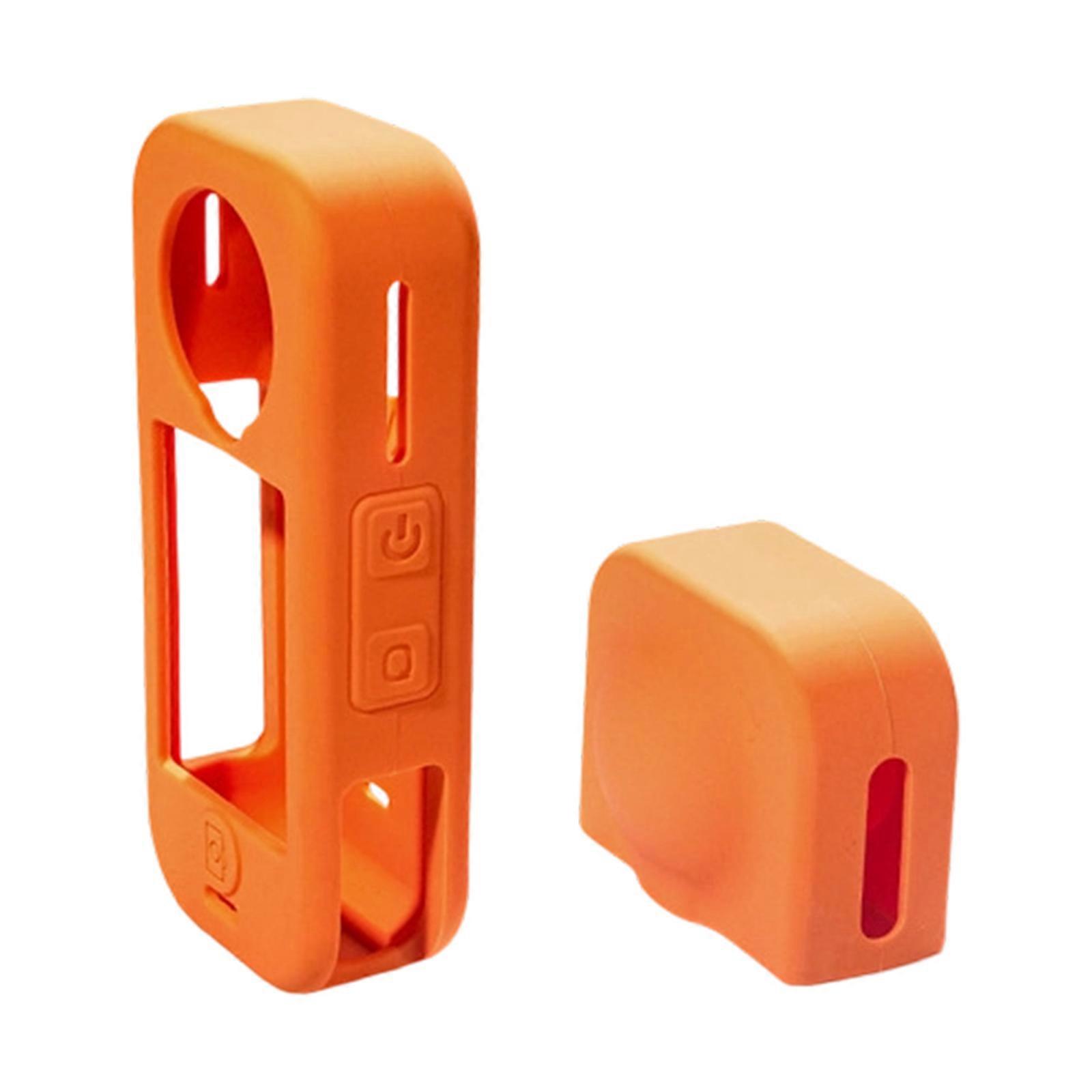 Flexible Camera Cover Case With Lens Protections Soft Silicone Seamlessly Button Access For 360X4 Air Easy Setups  Corange