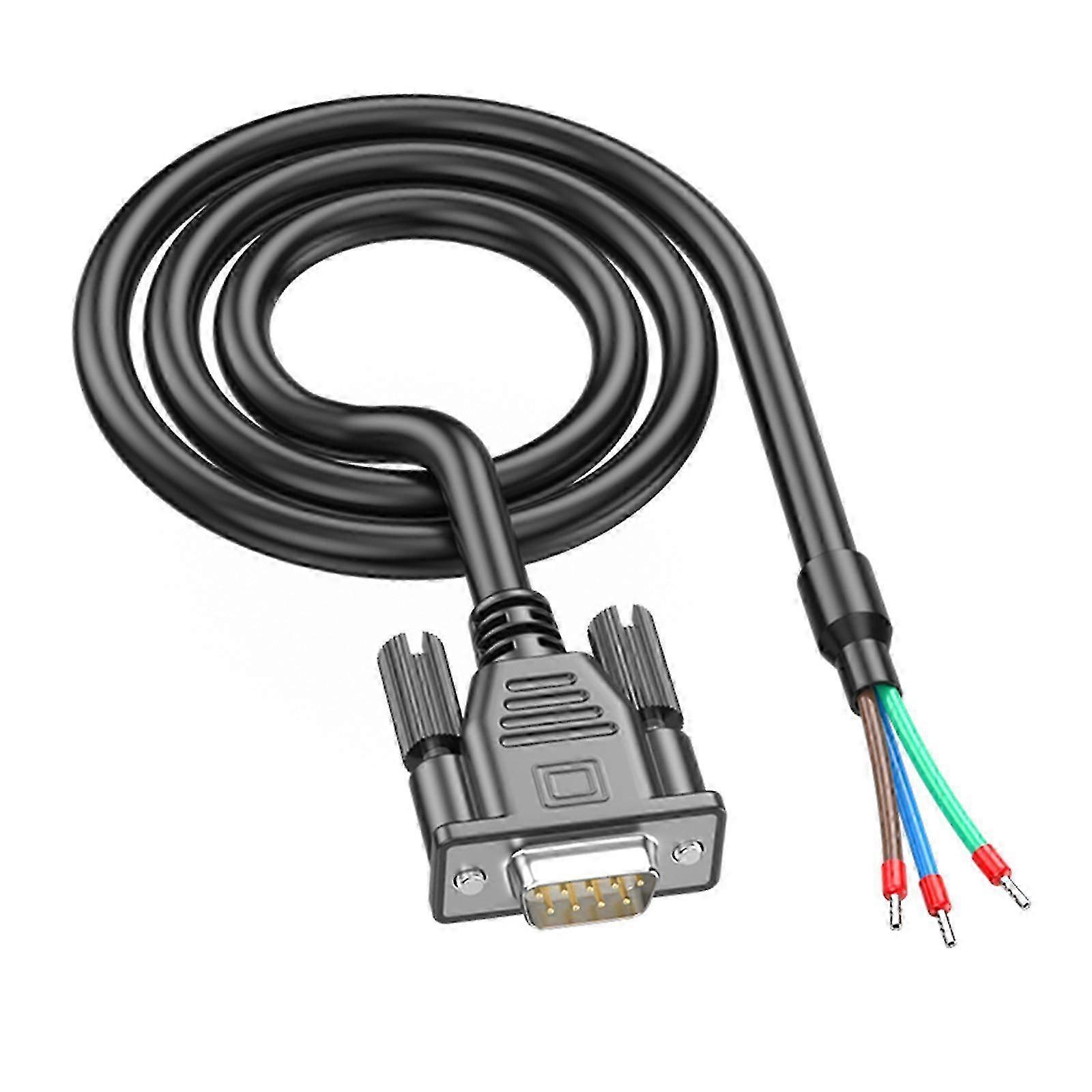 DB9pin RS232 to RS485 Adapter Cable With 9Pin Terminal Connector For Industrial Machinery And Telecommunication Multicolor