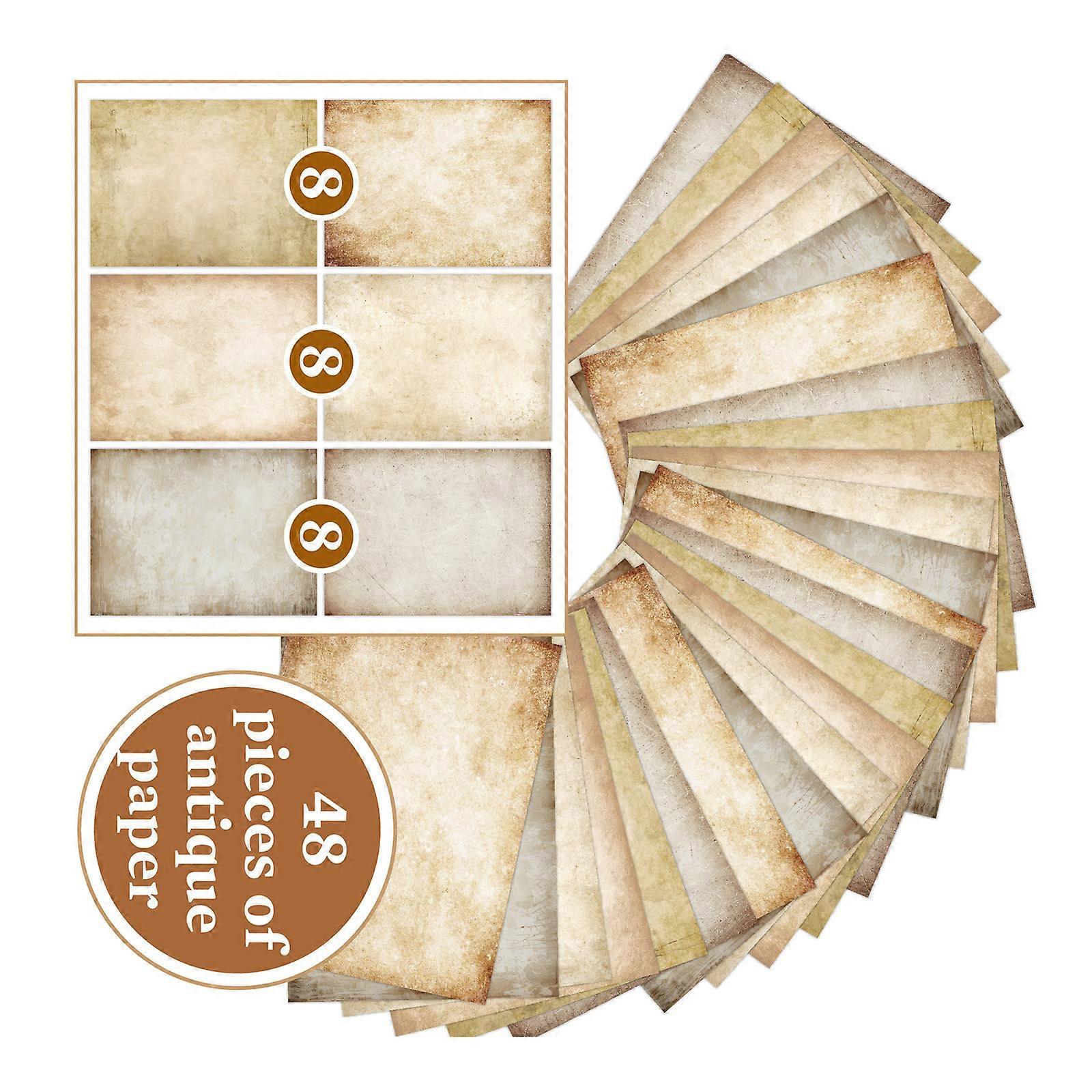 Classical Textured A4 Printer Paper 48 Sheets Environmentally Safe Double Surfaces Craft Paper For Professional Document Multicolor