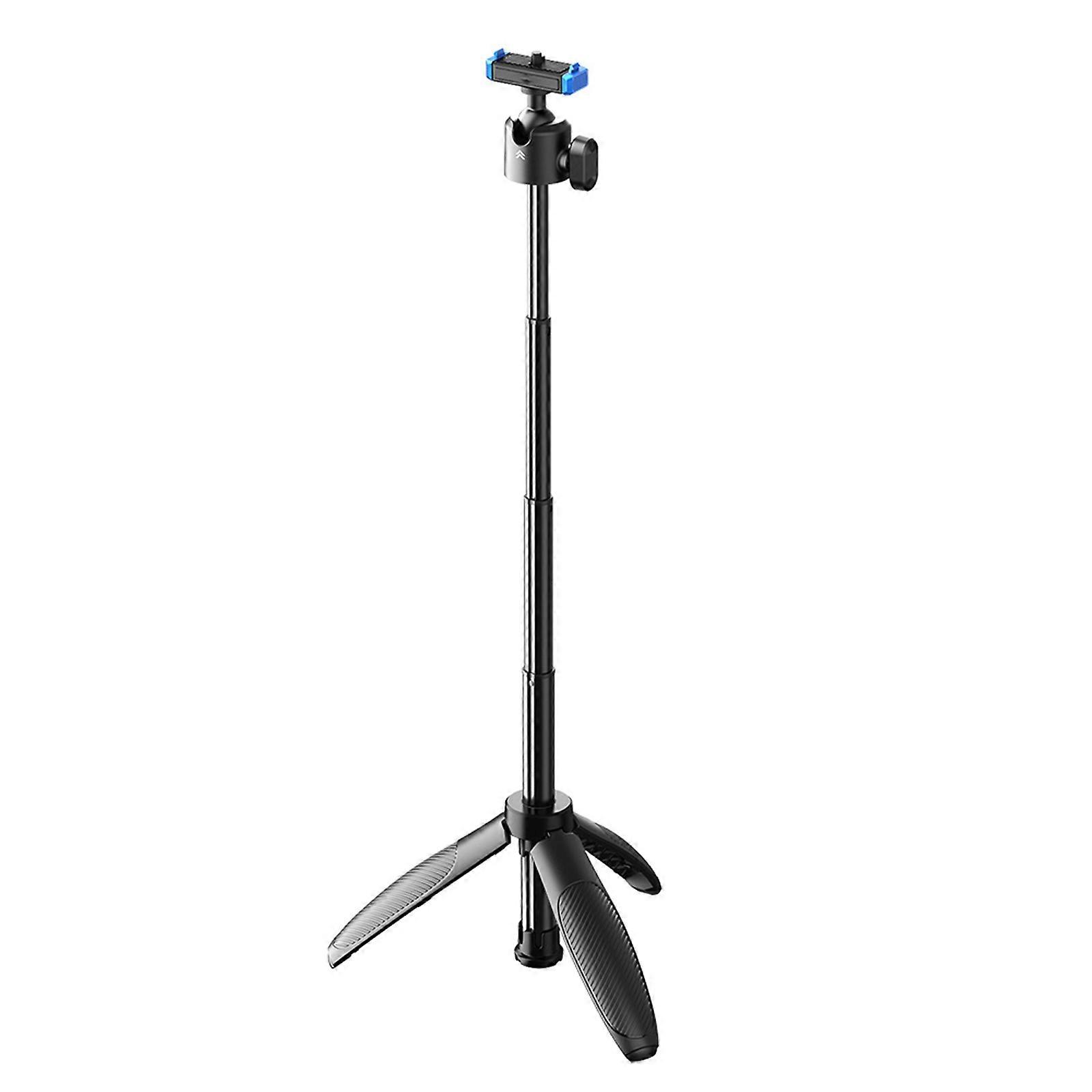 Adjustable Selfphoto Stick Stand For Action Cameras With 17 44Cm Extendable Height And Quick Release Mount Multicolor