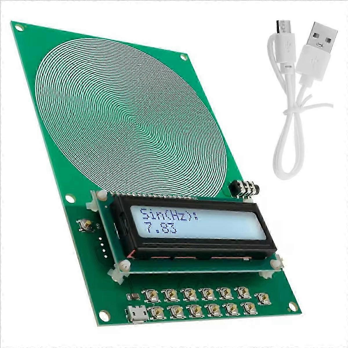 Wave Generator 7.83Hz Ultralow Frequency Pulse Audio Resonator, Adjustable Sine Wave From 0.01Hz to 100000Hz