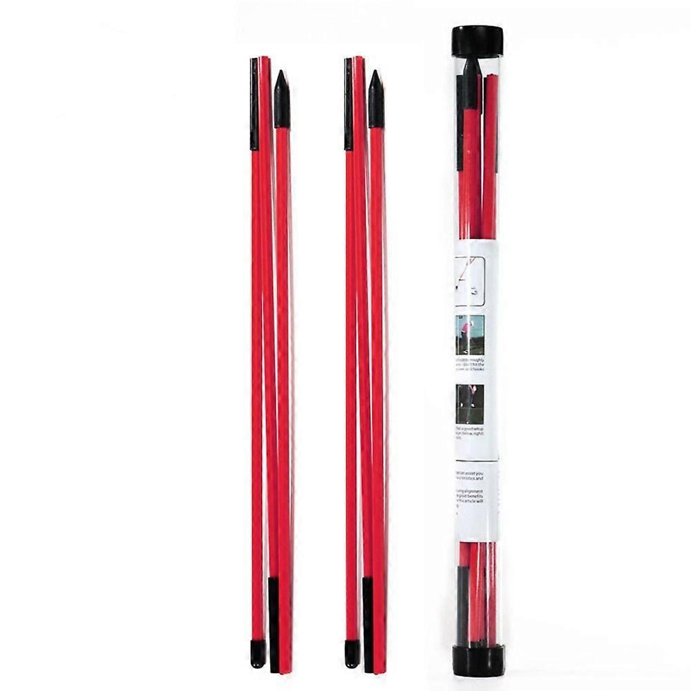Folding Golf Alignment Sticks Collapsible Improve Golf Level Golf Practice Rods Improve Posture Lightweight