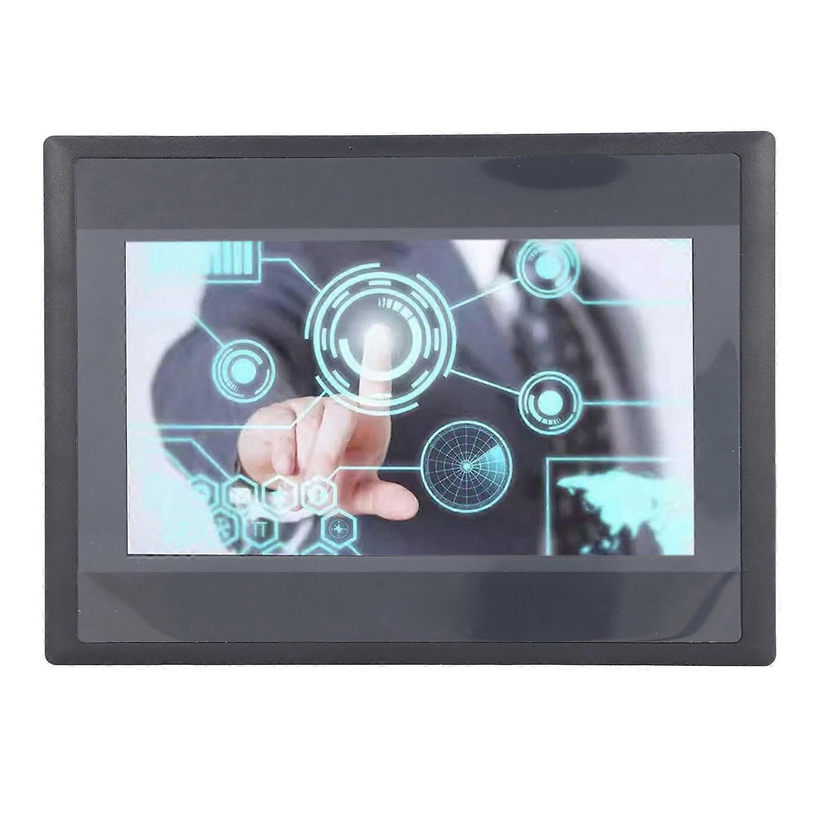 7in HMI Touch Screen TFT LCD Display, 12 in 8 Out, DC 24V 5A Relay Output for FX3U‑20/40/48MRT PLC Control