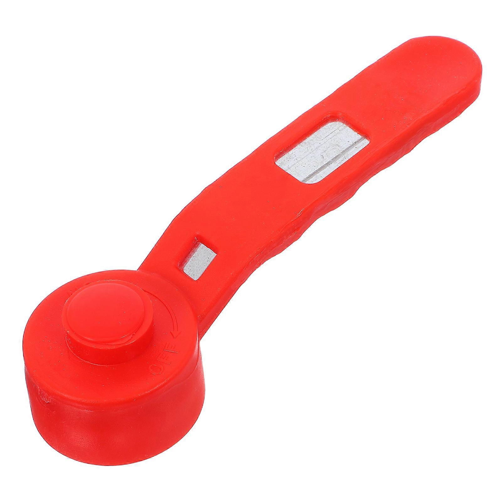Valve Handle Replacement Ball Valve Handle for Water Management Red Plastic Replaceable Design 2Pcs