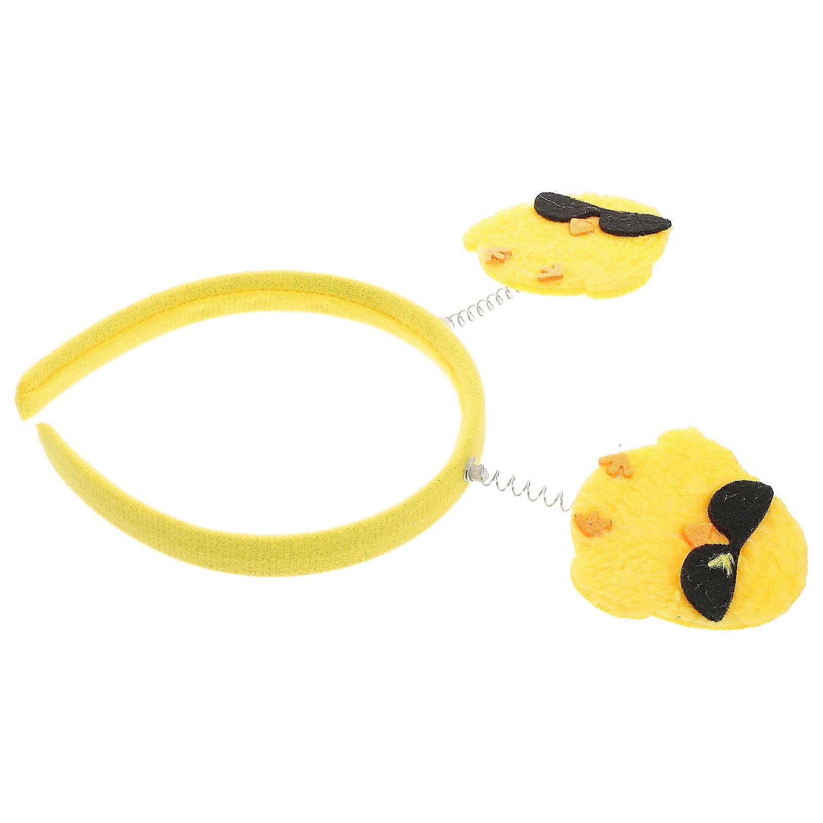Easter Headband Yellow Chick Headpiece for Party Use