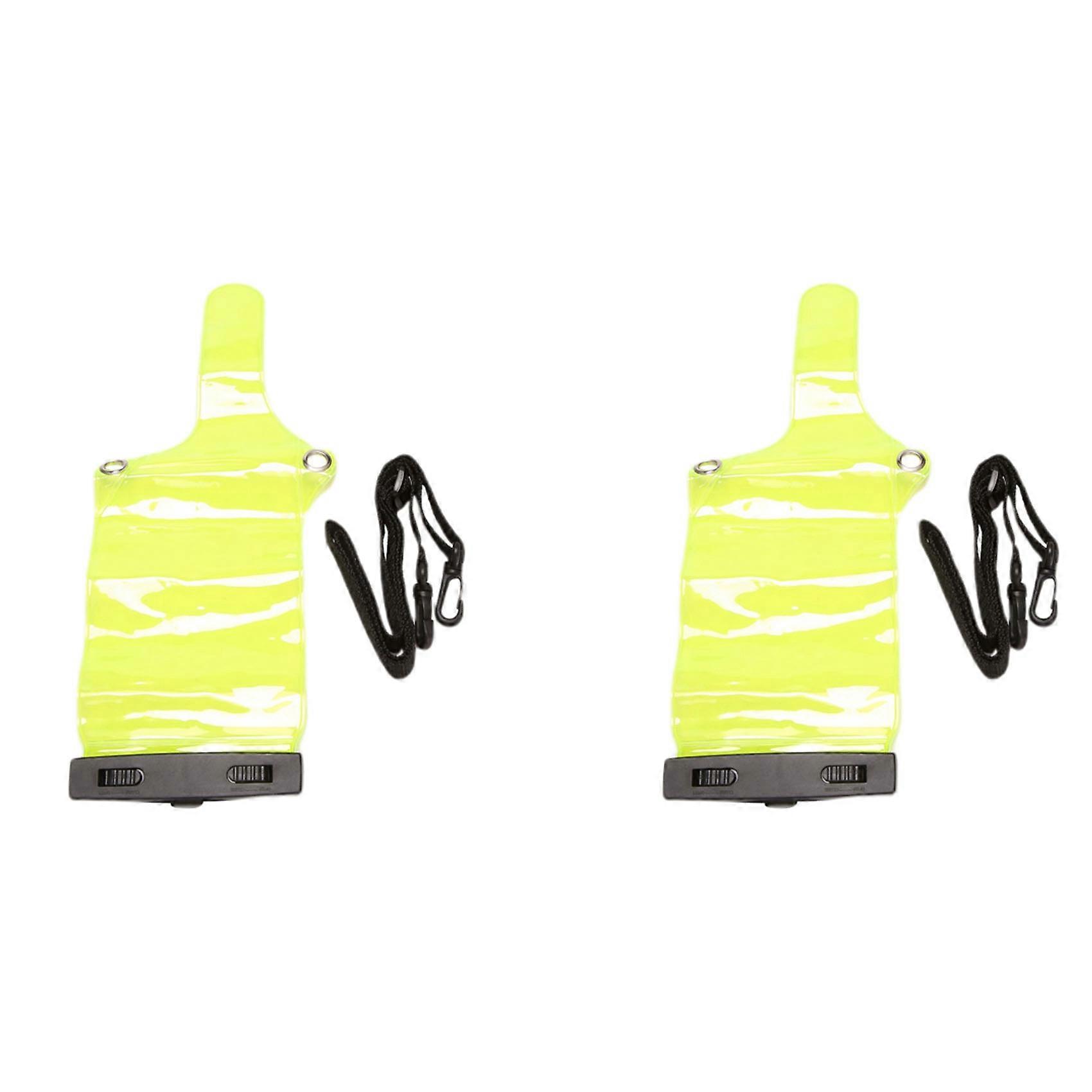 2X Universal Waterproof Sets/Holster Case Holder for Walkie Talkie Ham Radio Hf Transceiver J6309G