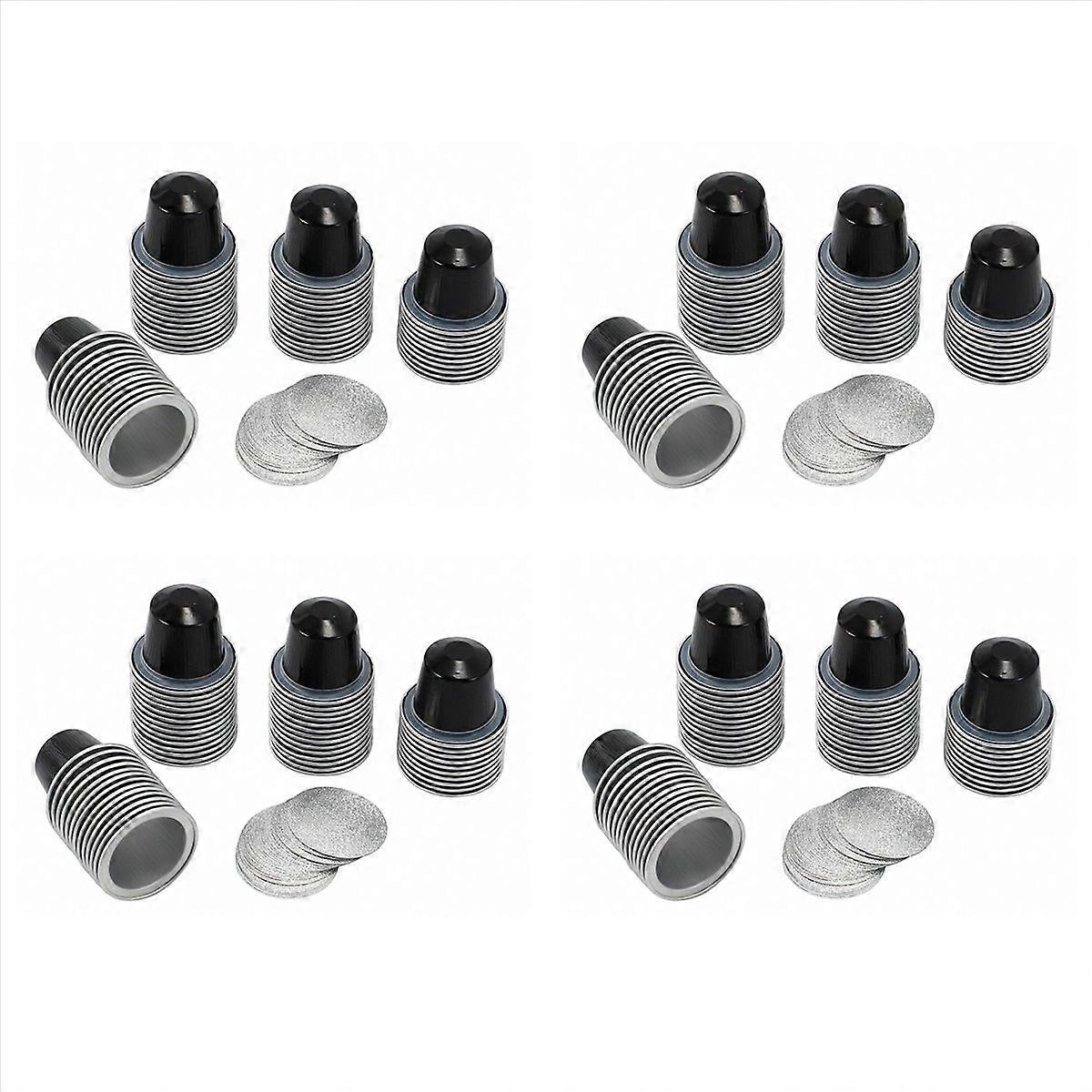 50Sets Refillable Coffee Capsules Cup Disposable Coffee Supplies