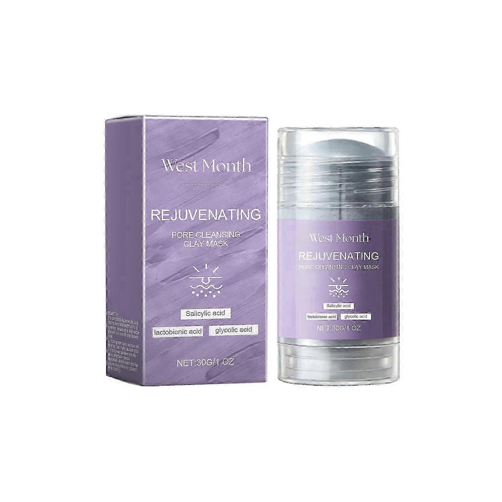 Pore Cleaning Mud Mask Stick, Gentle Clean Delicate Skin Refreshing Moisturizing Mask