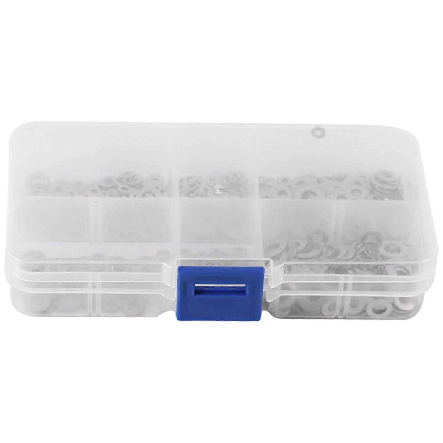 500Pcs/Set M1.6 M2 M2.5 M3 M5 Plain Washer Gaskets Kit