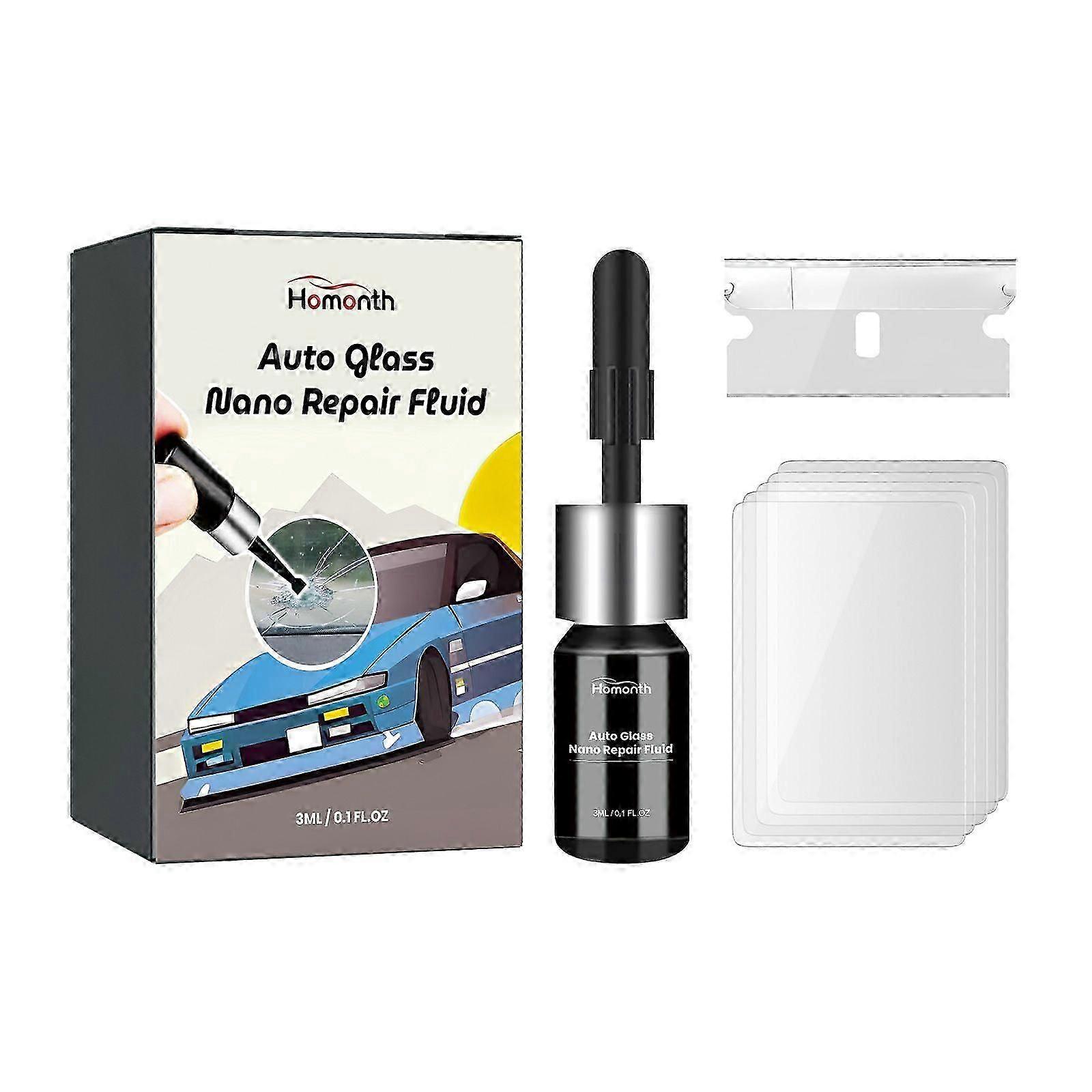 windshield nano repair solution contains UV adhesive