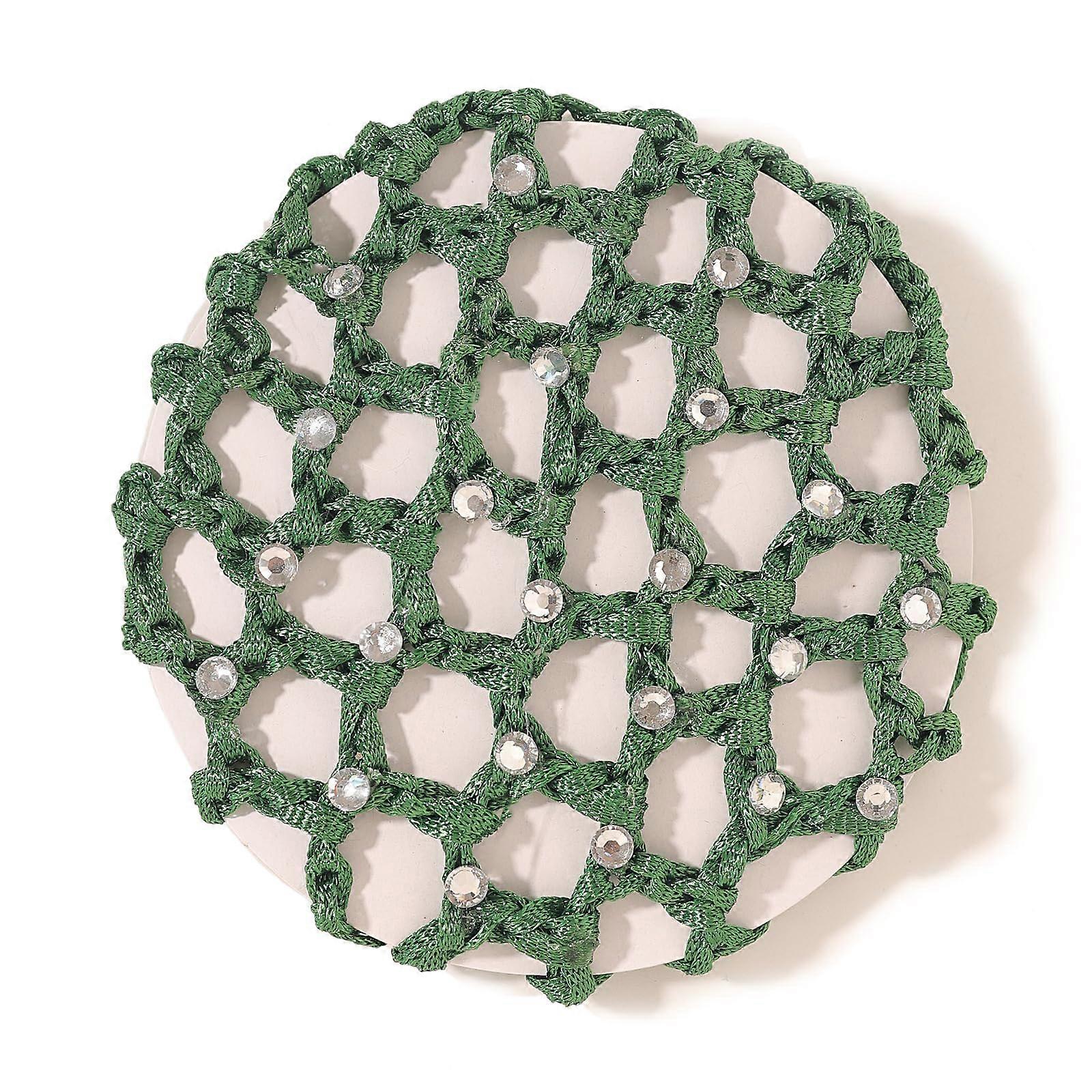 Dance Hair Net 6 Pack Handmade Crochet Floral Ballet Bun Cover for Secure Hold and Performance Use