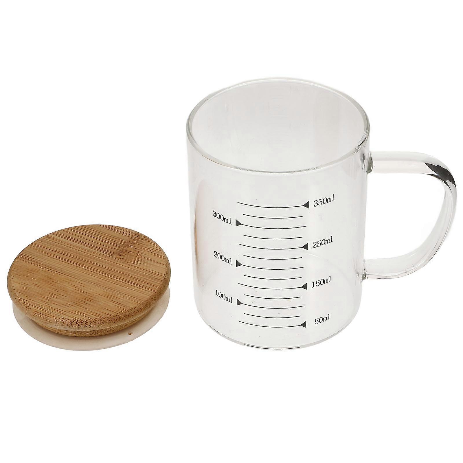 Glass Measuring Cup For Home Use With Transparent Design And Large Capacity For Accurate Measurement In Cooking 1Pack