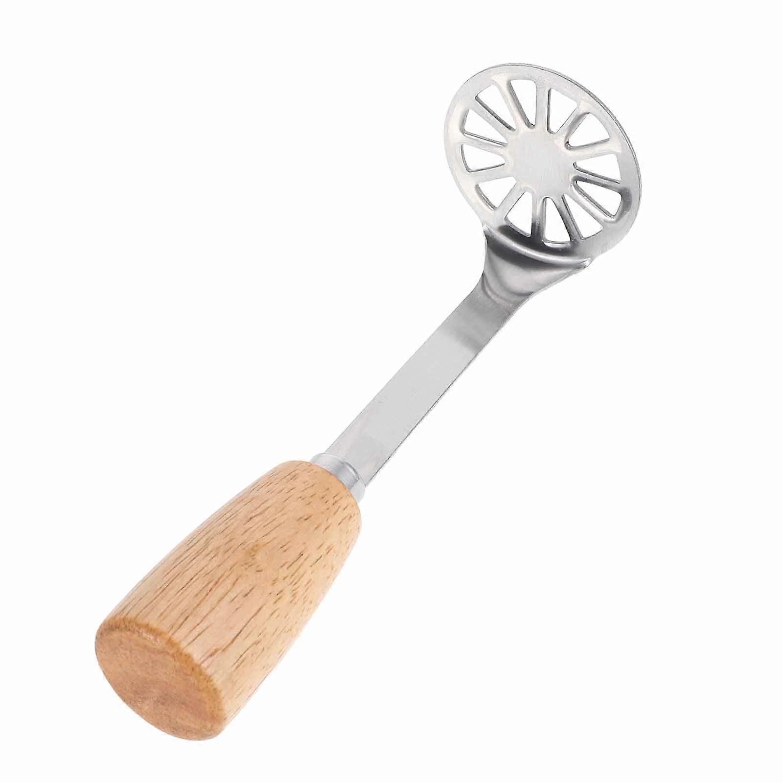 Thickened Metal Potato Masher for Mashed Potatoes with Comfortable Handle