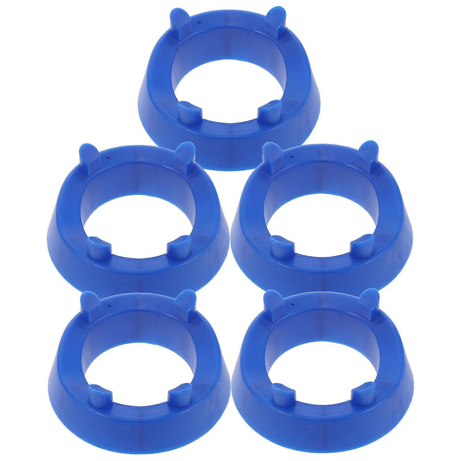 Soccer Stand Ball Holder for Storage 5Pcs Reliable Blue Plastic Holders
