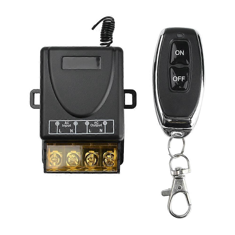 433Mhz 110V 220V 230V 40A RF Wireless Remote Control Light Switch High Power Relay ON/OFF Transmitter for Water Pump Lamp Fan