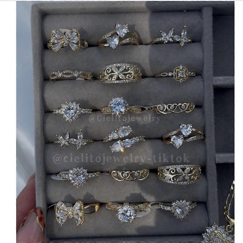 New Gold Plated Rings