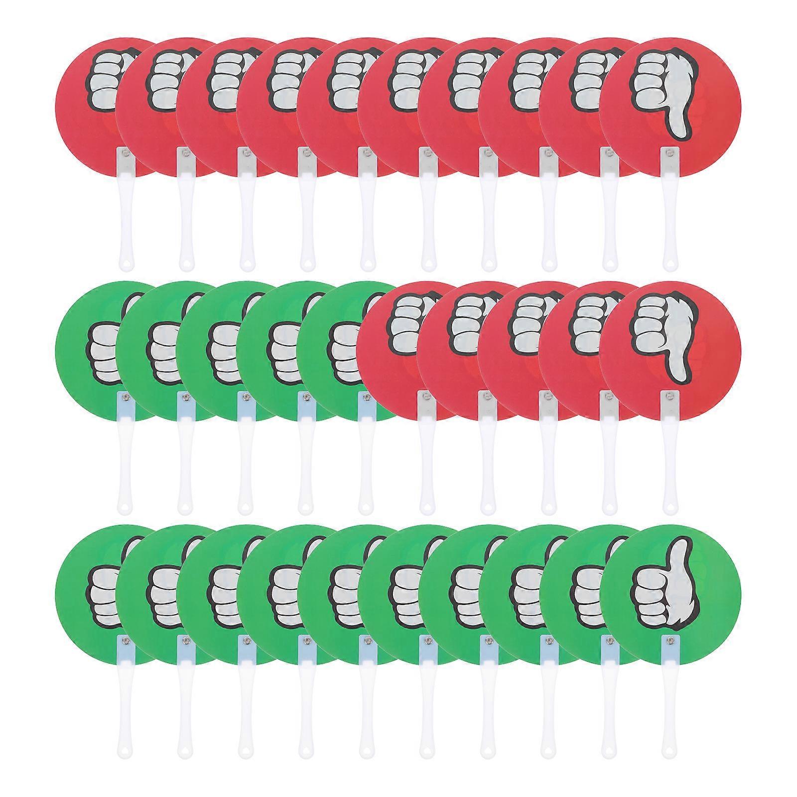 Teacher Voting Paddle Thumb Up Thumb Down for Classroom 30Pcs Set