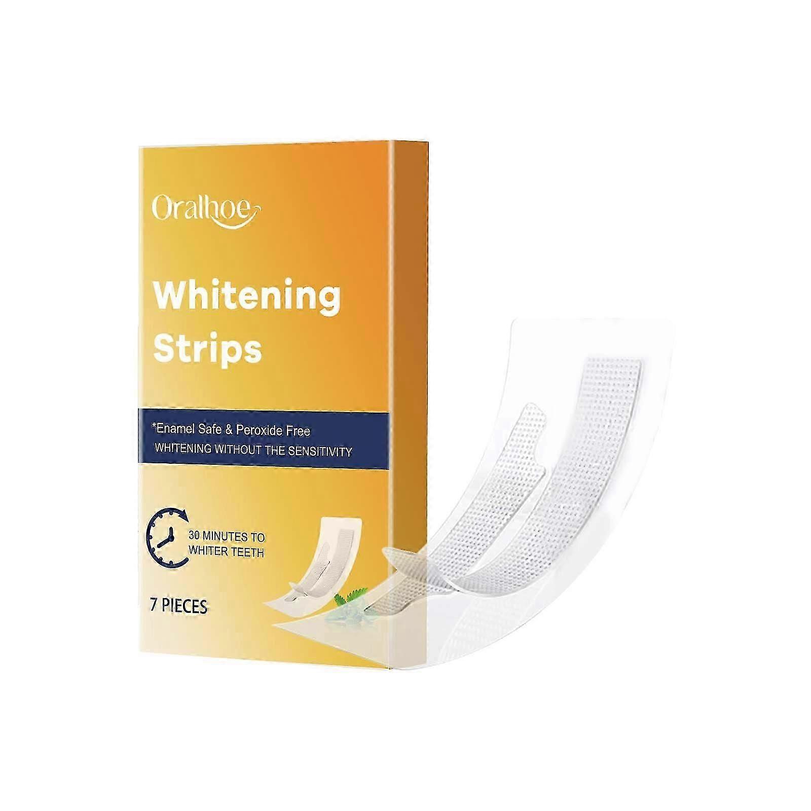 Brighten Teeth & Freshen Breath - Gentle, Easy-to-Use Dental Patches (7 Pack)